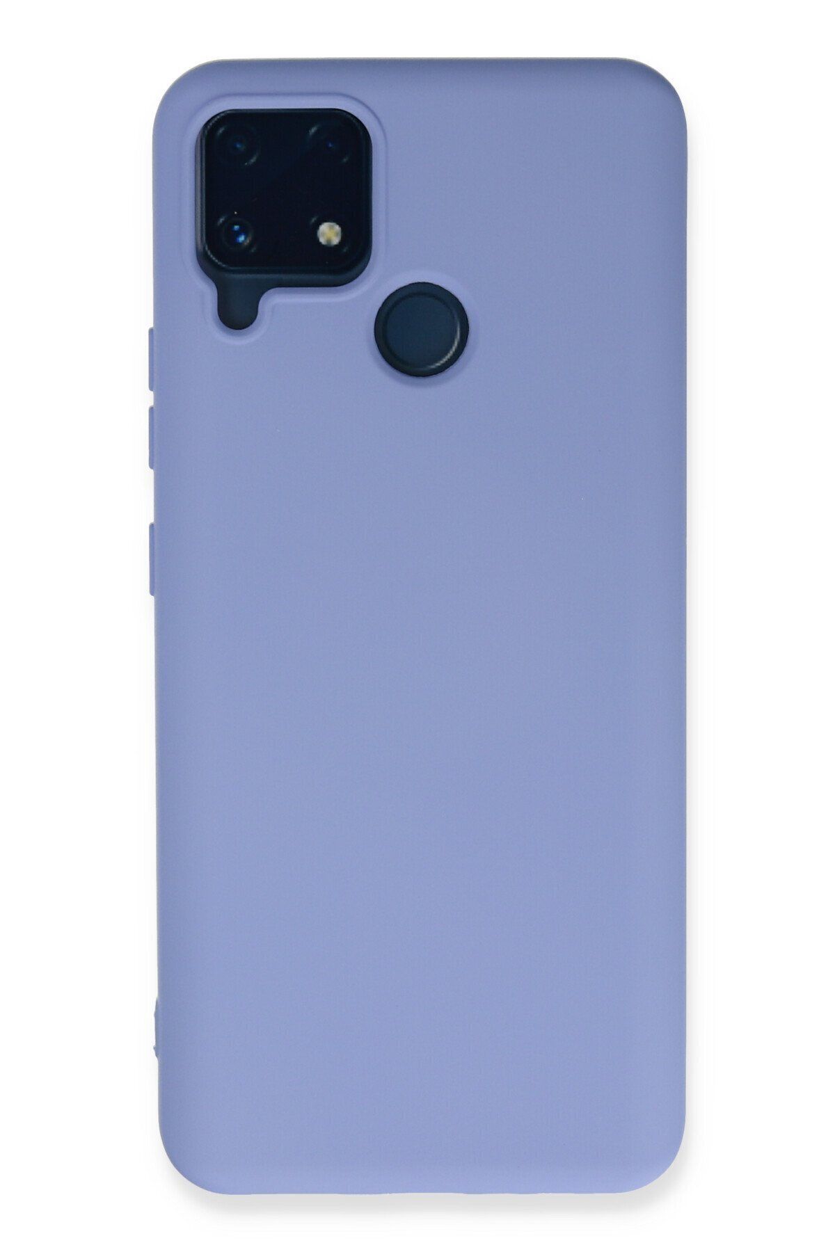 cepmoda Realme C25 - Cpmd içi kadife Soft-Nano Doku Kapak/Kılıf - LİLA