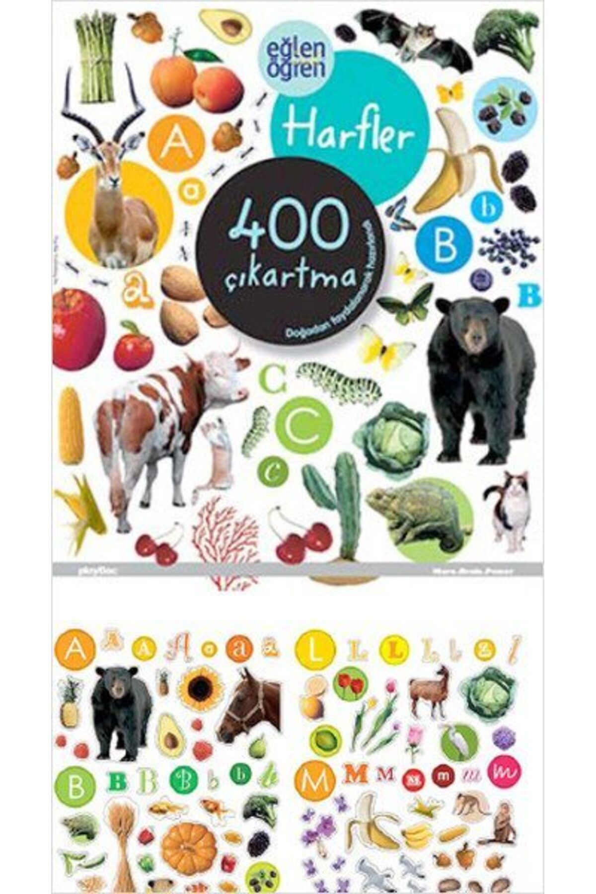 Destek Yayınları Eğlen Öğren Harfler 400 Çıkartma
