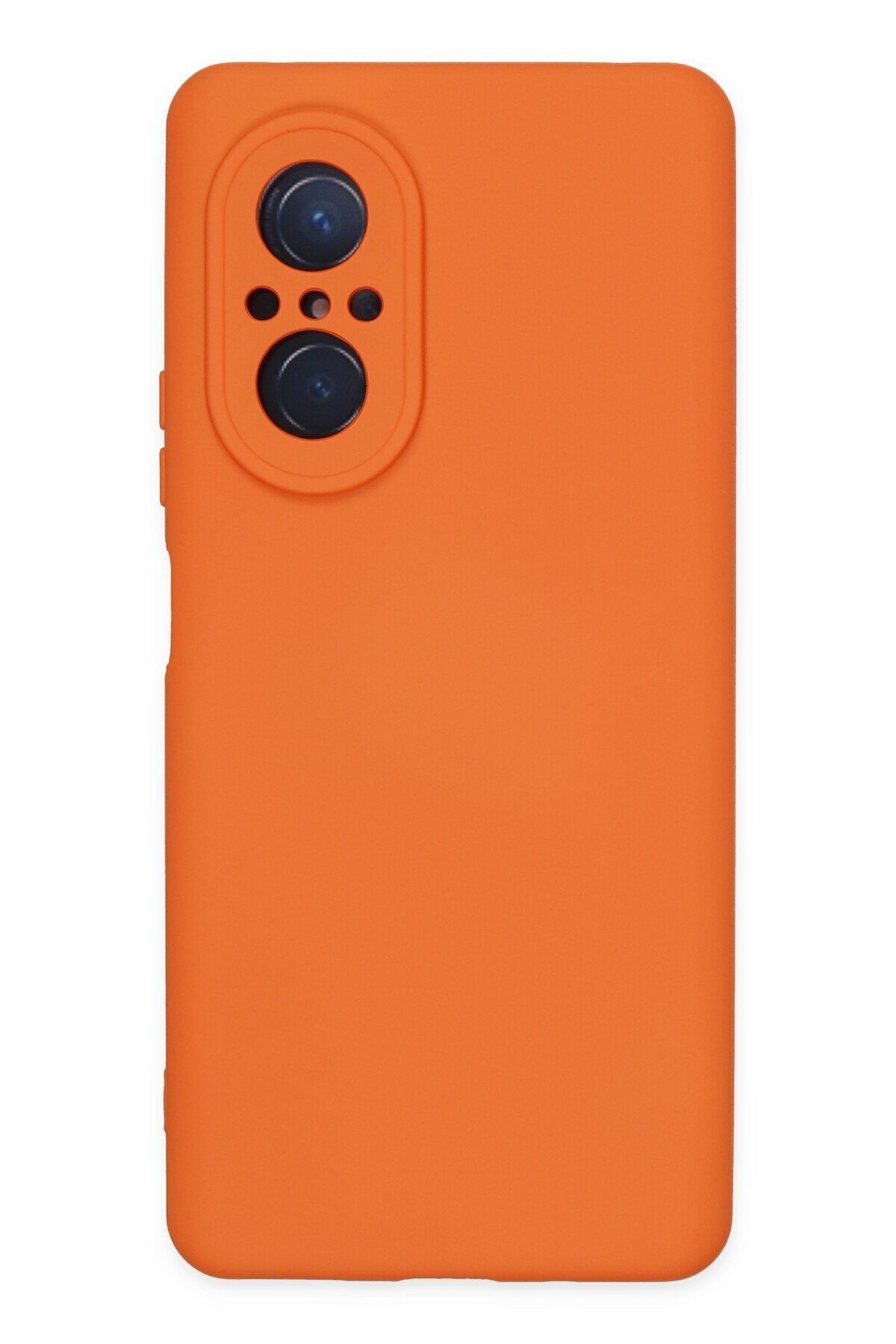 cepmoda Huawei Nova 9 SE Uyumlu Telefon Kılıfı - Lansman, iÇi Süet/Kadife, Soft - TURUNCU