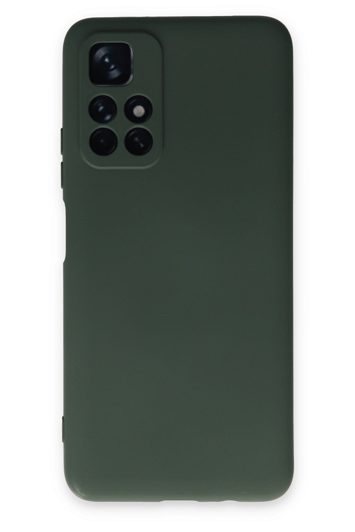 cepmoda Xiaomi Redmi Note 11T Uyumlu Telefon Kılıfı - Lansman, iÇi Süet/Kadife, Soft - KOYU YEŞİL