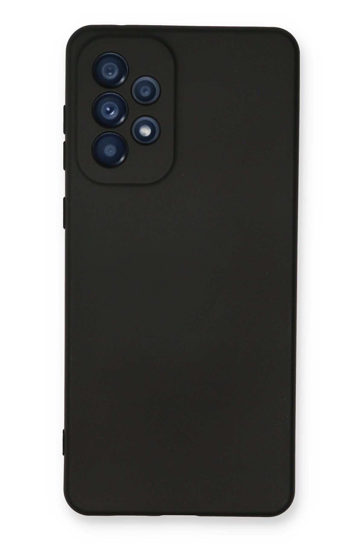 cepmoda Galaxy A33 5G -Uyumlu  Cpmd içi kadife Soft-Nano Doku Kapak/Kılıf - SİYAH