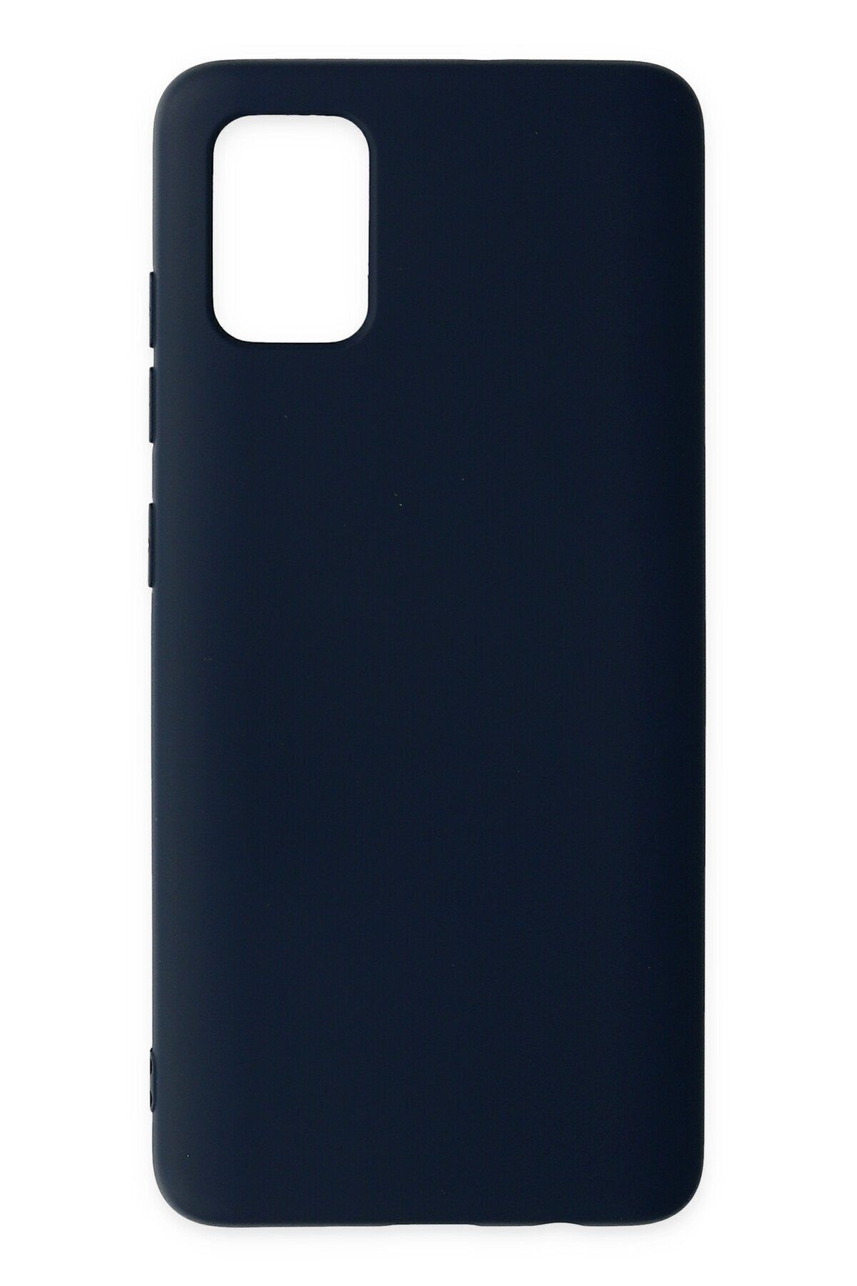 cepmoda Samsung Galaxy A51 Uyumlu Telefon Kılıfı - Lansman, iÇi Süet/Kadife, Soft - LACİVERT