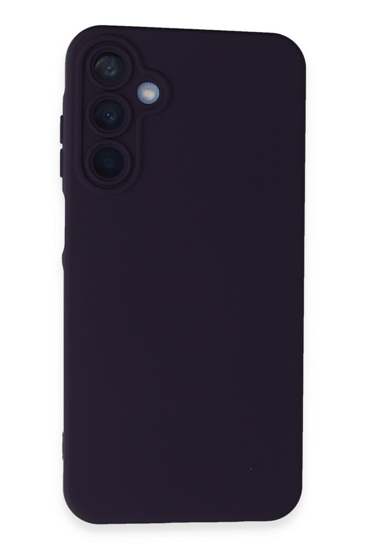 cepmoda Galaxy A05s Uyumlu Cpmd içi kadife Soft-Nano Doku Kapak/Kılıf - MOR