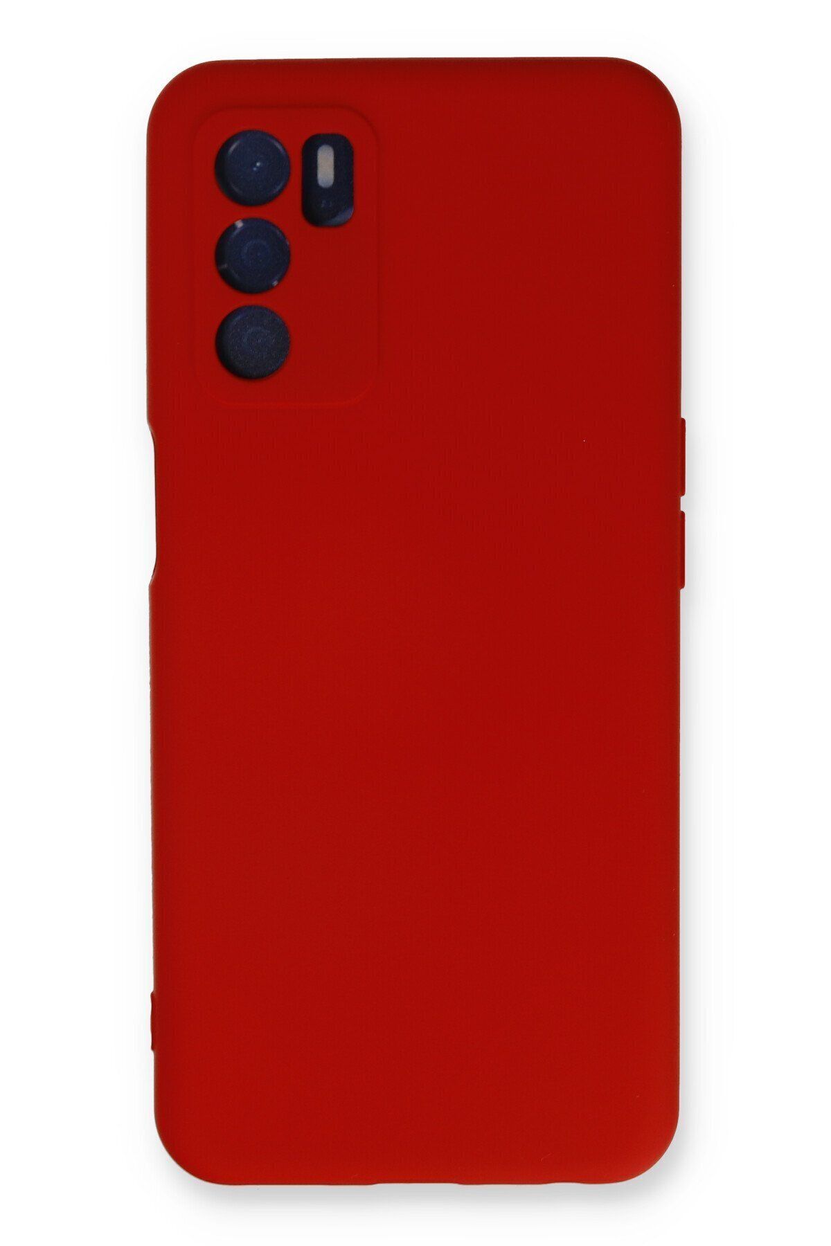 cepmoda Oppo A55 Telefon Kılıfı - Lansman, iÇi Süet/Kadife, Soft v2 - KIRMIZI