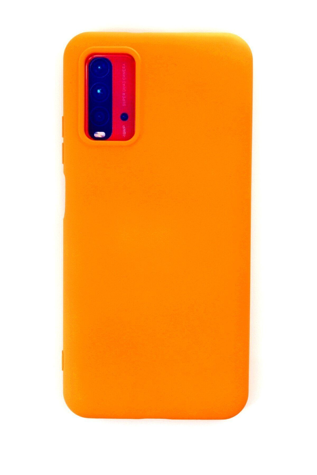 cepmoda Xiaomi Pocophone M3 Telefon Kılıfı - Lansman, iÇi Süet/Kadife, Soft v2 - TURUNCU