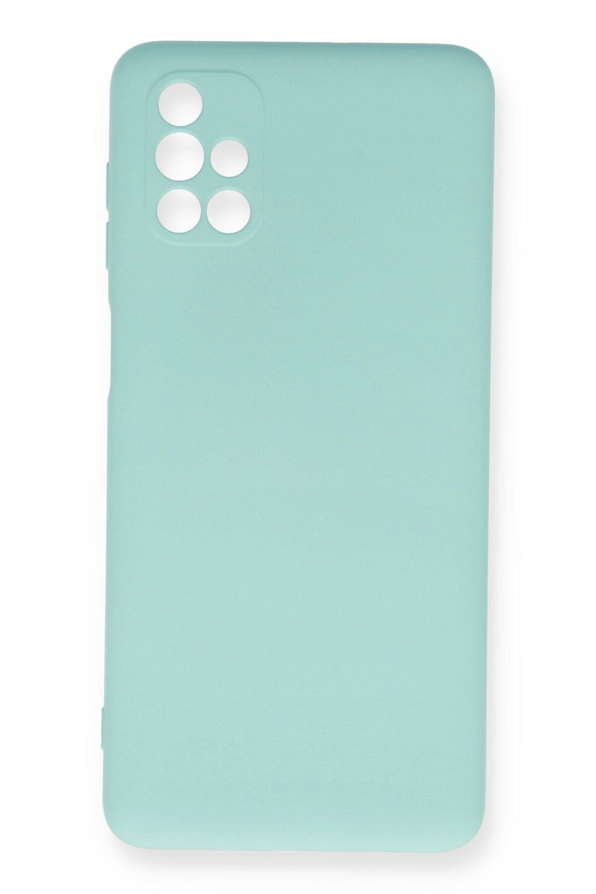 cepmoda Galaxy M51 - Cpmd içi kadife Soft-Nano Doku Kapak/Kılıf  uyumlu  - TURKUAZ