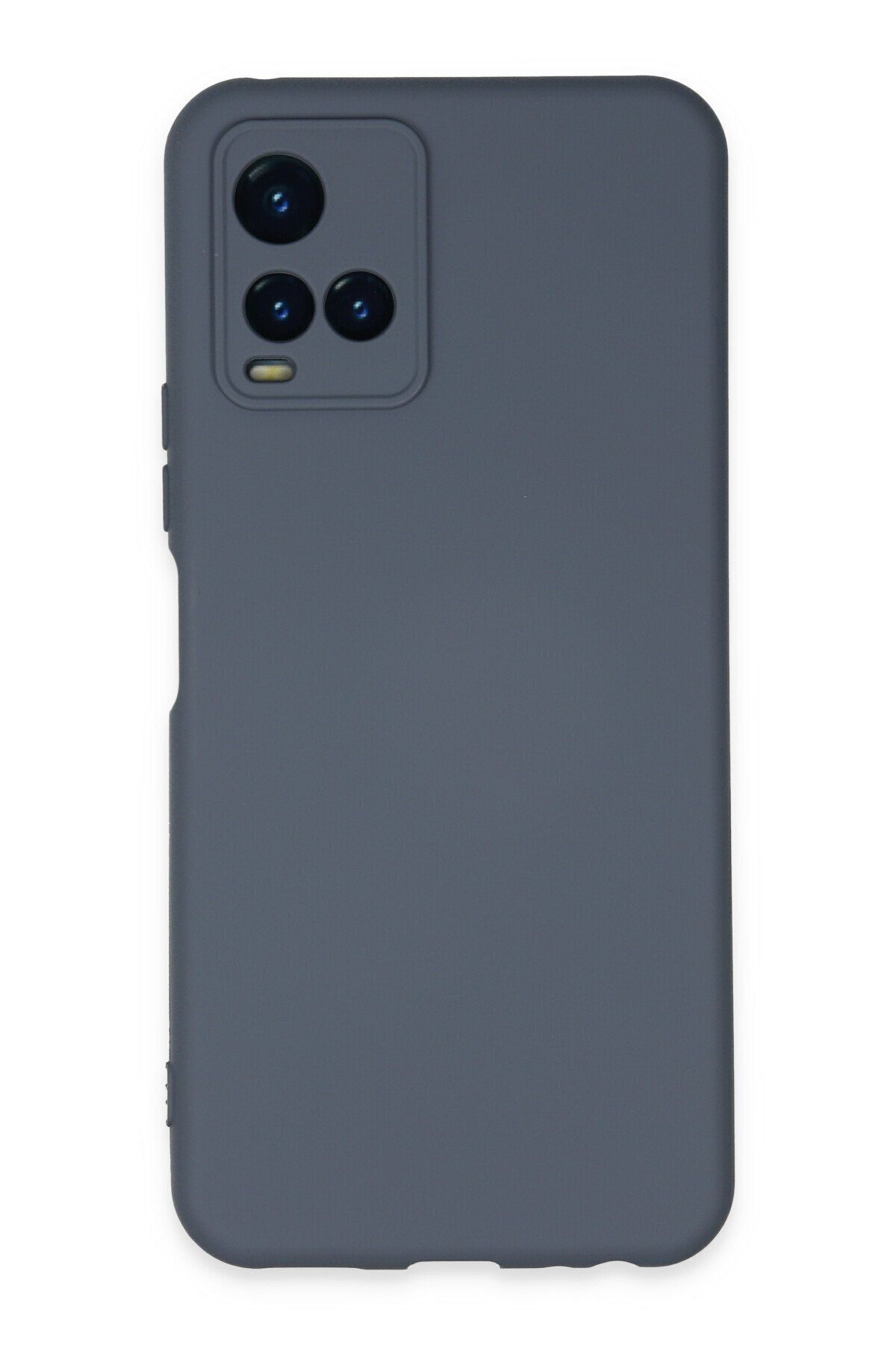 cepmoda Vivo Y33S Uyumlu Telefon Kılıfı - Lansman, iÇi Süet/Kadife, Soft - KOYU GRİ