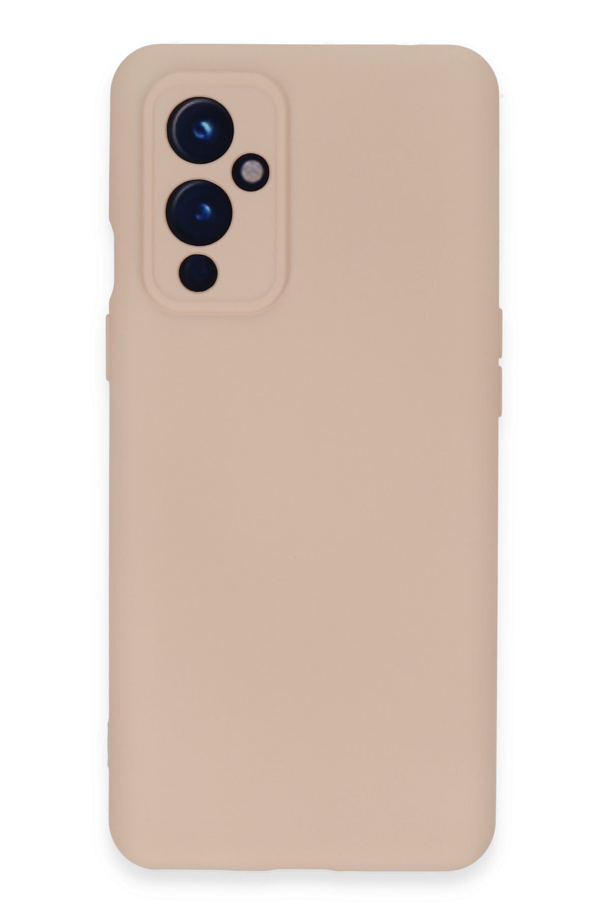 cepmoda One Plus 9 Uyumlu Telefon Kılıfı - Lansman, iÇi Süet/Kadife, Soft - PUDRA