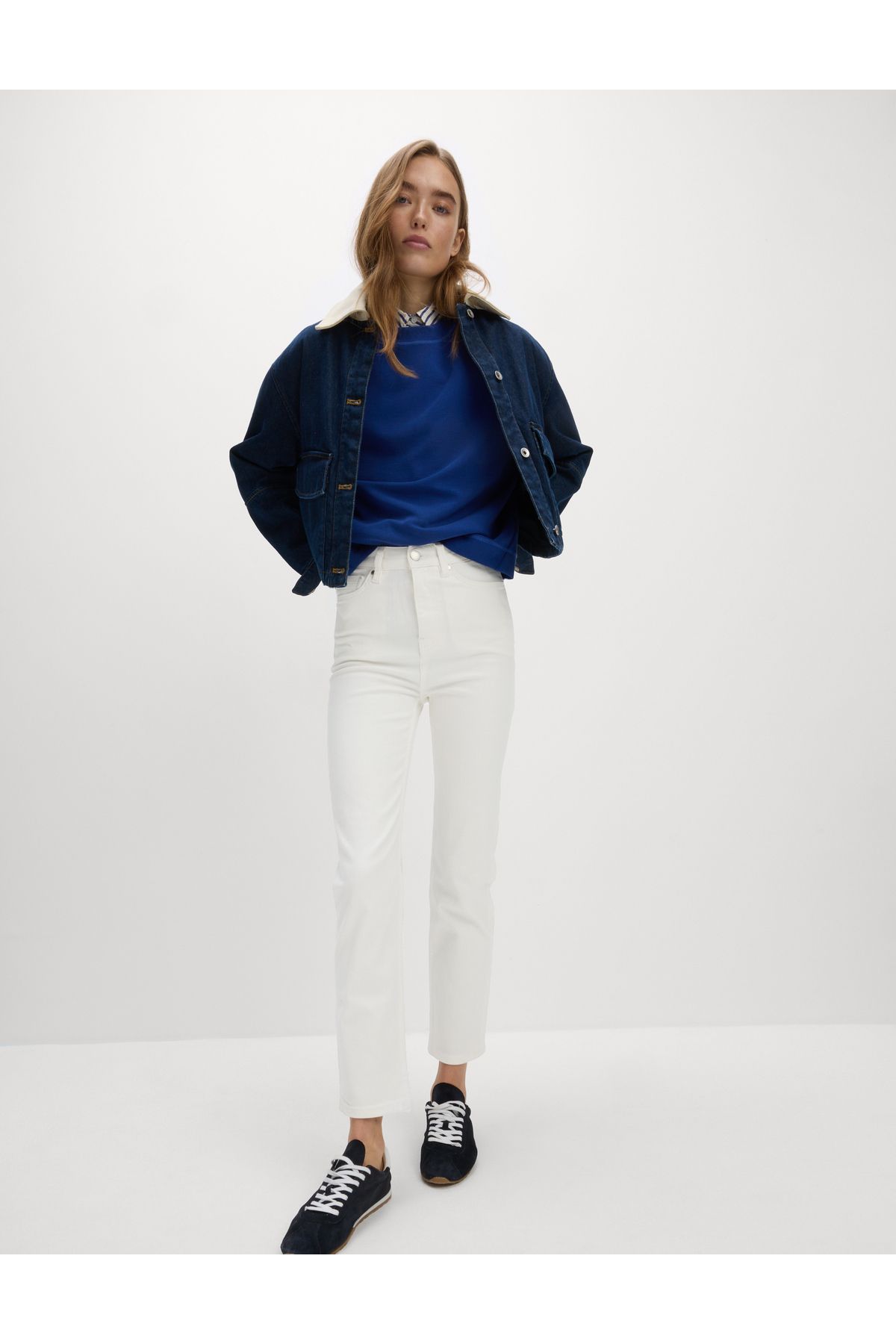 Marks & Spencer Harper Supersoft Yüksek Bel Jean Pantolon
