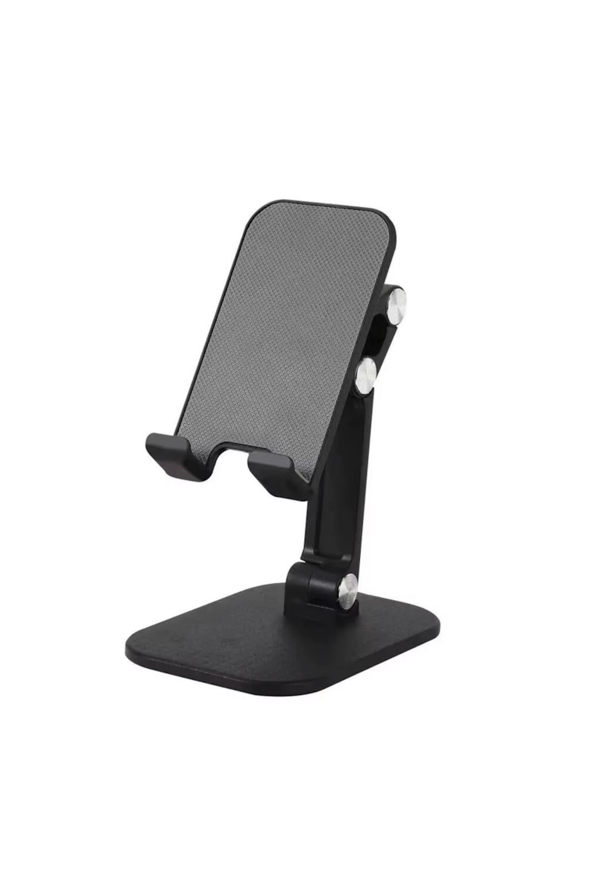 Zebana Masaüstü Ayarlanabilir,Taşınabilir Telefon ve Tablet Tutucu(4.7''-13'') Siyah