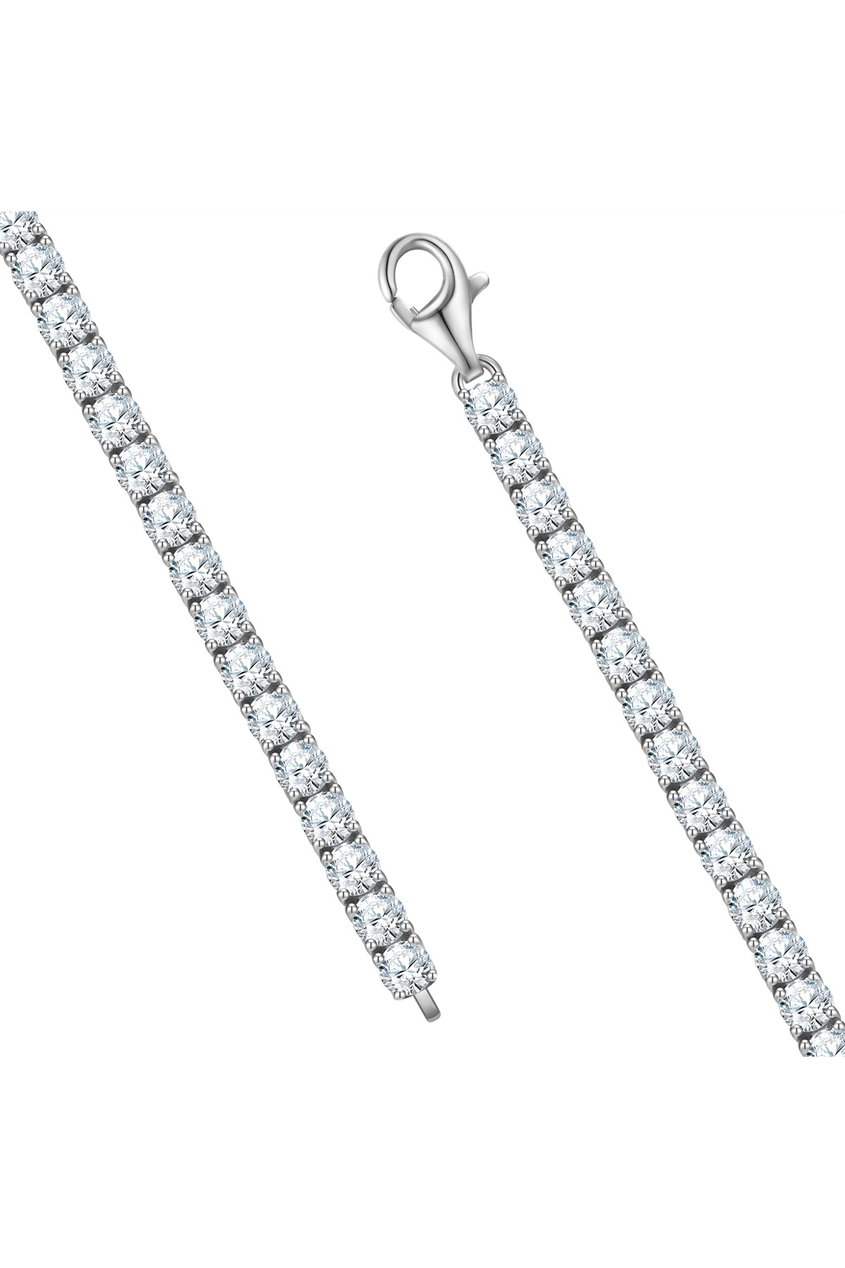 Trilani-Silberarmband Armband Sterling Silber Zirkonia weiß 3