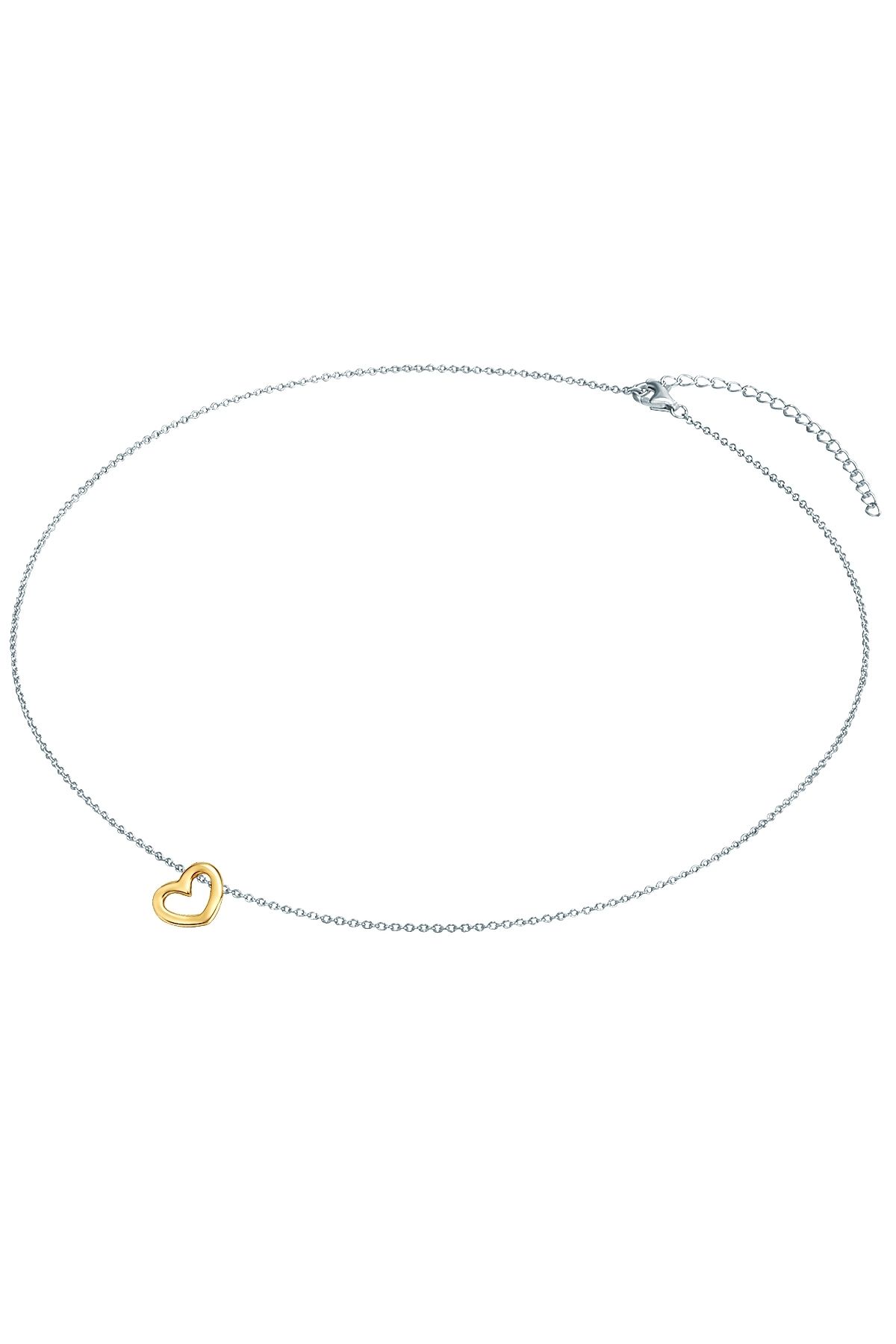 Trilani-Silberhalskette Kette Sterling Silber iki renkli 3