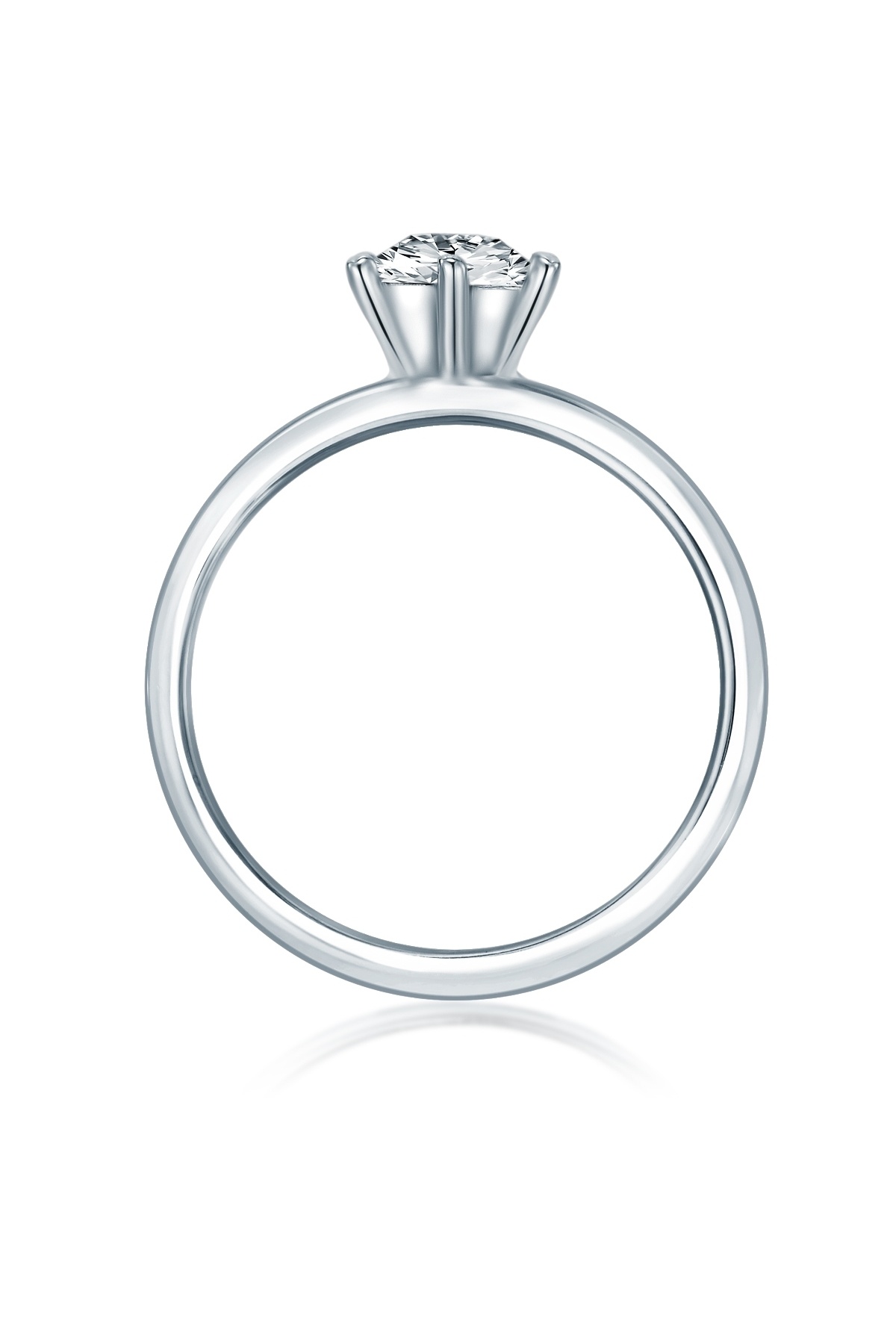 Trilani-Ring mit Kristallen von Swarovski® Ring Sterling Silber verziert mit Kristallen von Swarovski® weiß 3