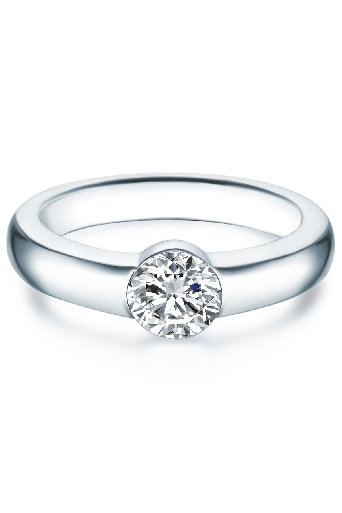 Trilani-Ring Mit Kristallen Von Swarovski® Ring Sterling Silber Verziert Mit Kristallen Von Swarovski® Weiß 1