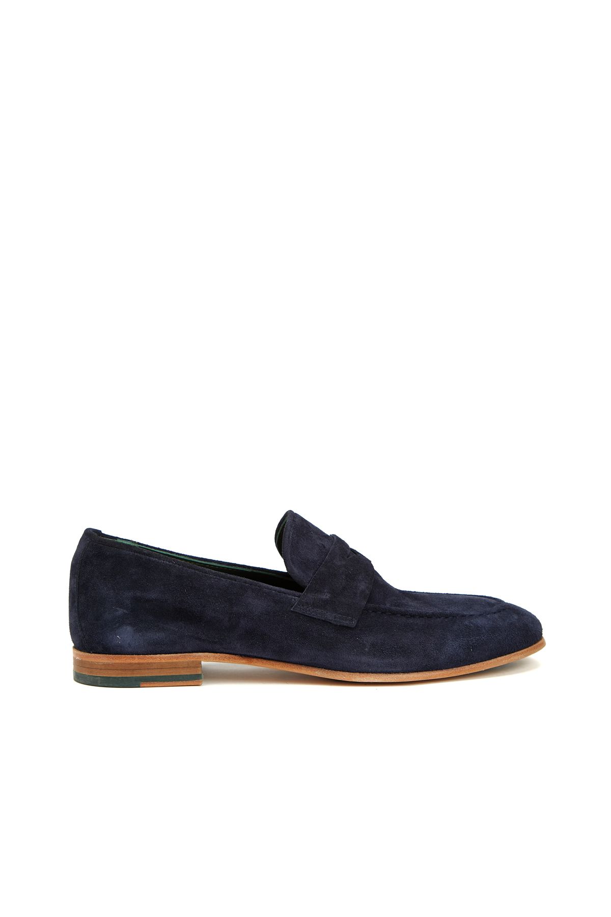 George Hogg Lacivert Erkek Deri Loafer
