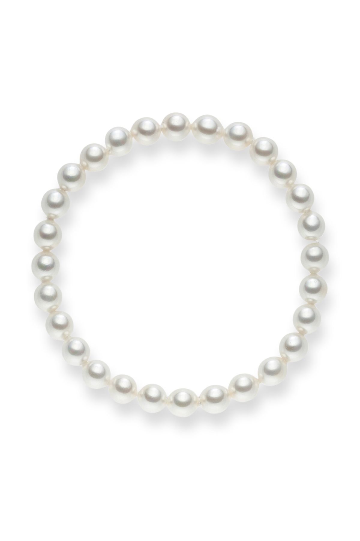 Lulu & Jane-Perlenarmband Armband Muschelkernperle Weiß 1