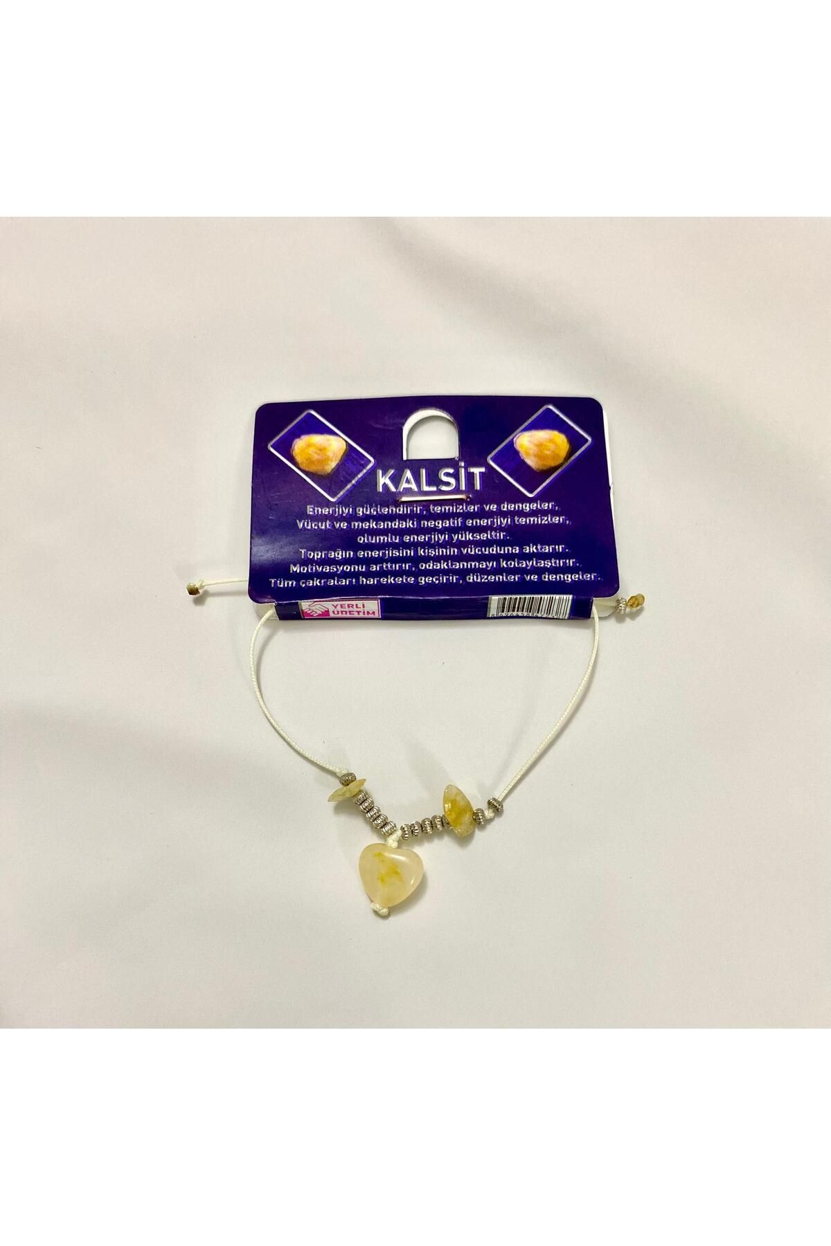 Butik Kalsit doğaltaş ip bileklik