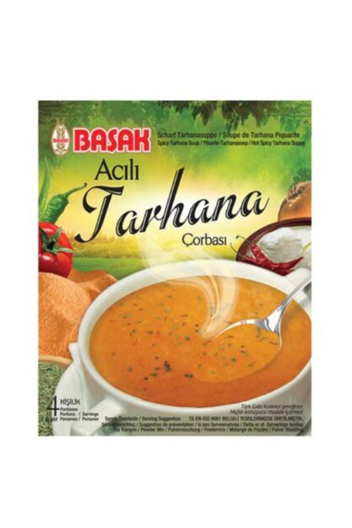 BAŞAK Supă Tarhana Picant, Turcesc Autentic, Tarhana Corbasi, Basak, 65g - One Size