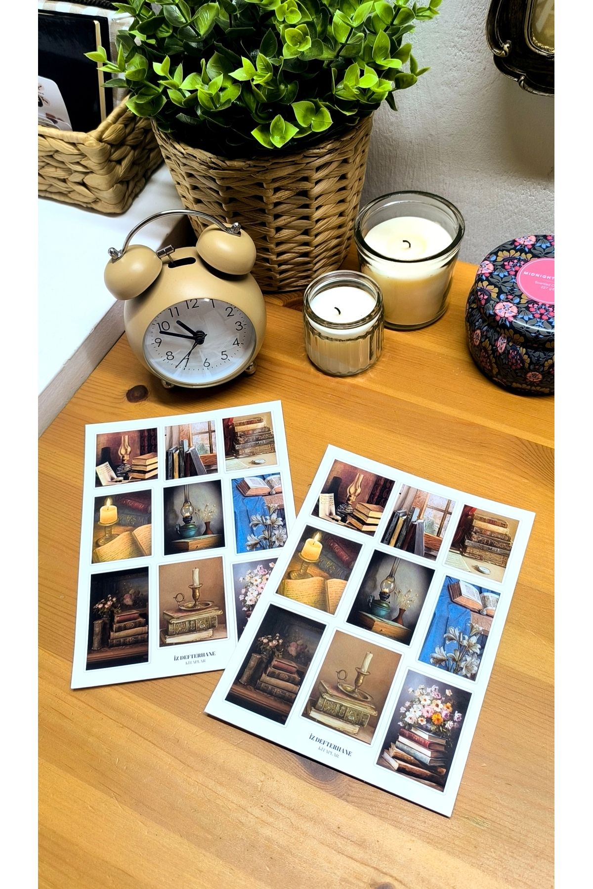 İZ DEFTERHANE Çıkartma & Sticker (Ajanda, Defter, Bullet Journal, Scrapbook ve Planlayıcılar İçin Uygundur)