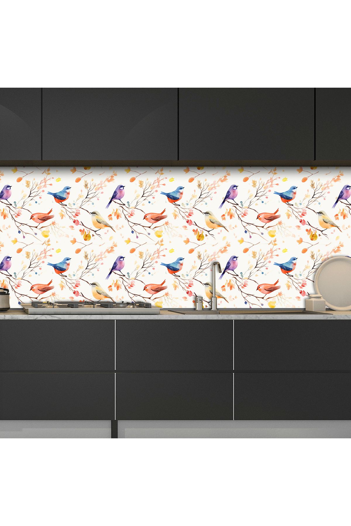 Tilki Dünyası-Tile Countertop Cladding Sticker Model 122 2