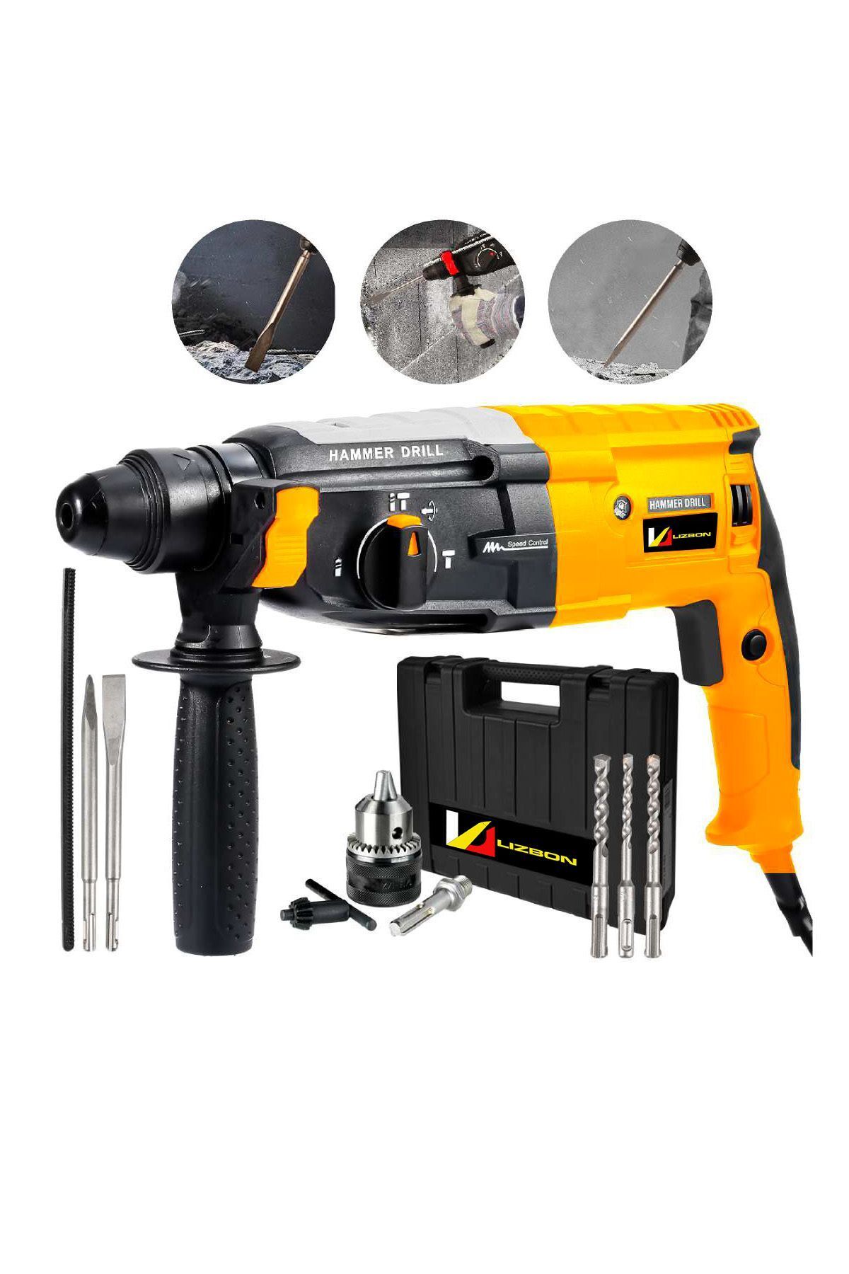 teknotrust Metal Şanzıman Darbeli Matkap Kırıcı Delici Hilti 2-28mm