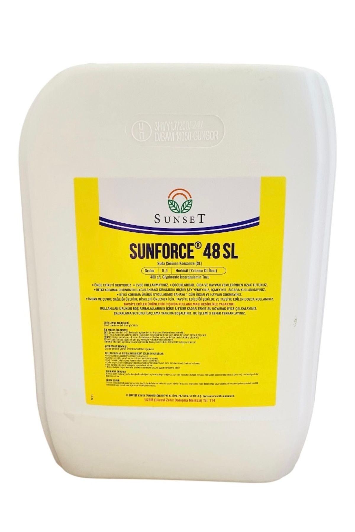 Sunset Sunforce yeşil kurutan yabani ve yabancı ot kurutan 20 lt