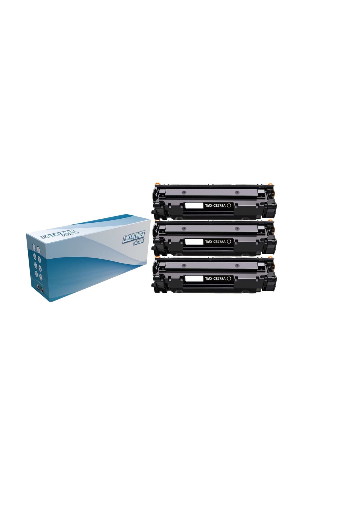 HP CE278A-Hp Laserjet Pro P1600 Muadil Toner 3 Lü Avantajlı Paket