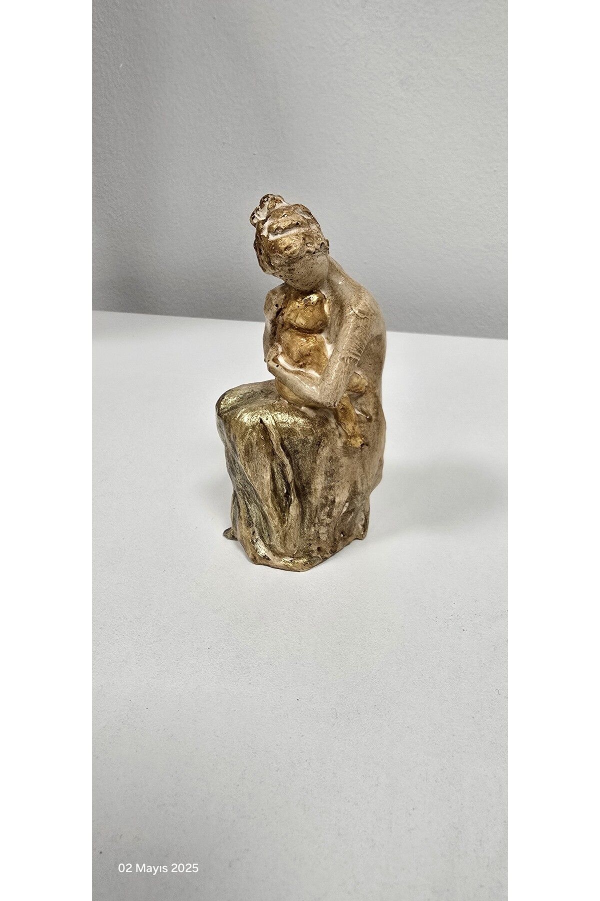 elayarts Anne çocuk temalı biblo anneler günü hediyesi el yapımı 11 cm lik biblo