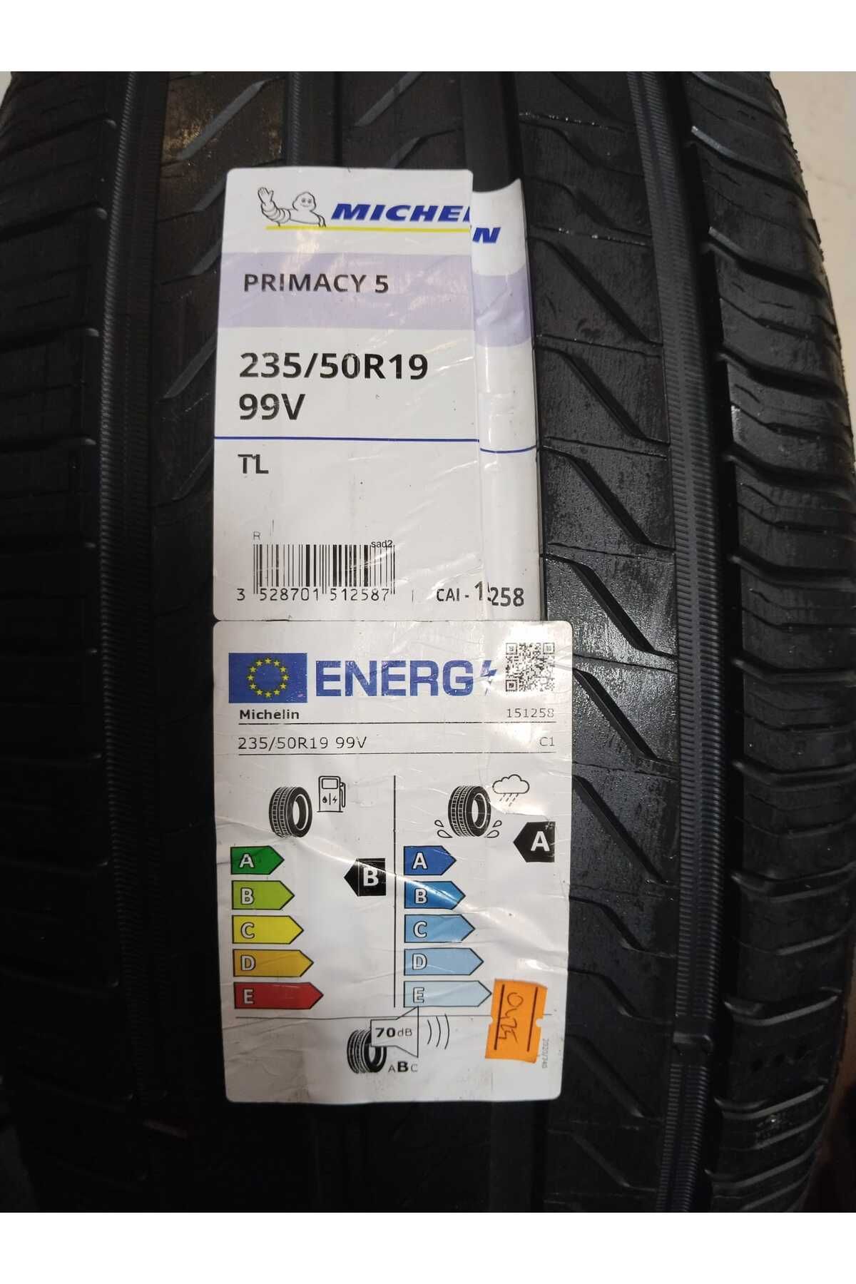 Michelin 235/50R19 99V TL PRİMACY 5 MİCHELİN 4X4 SUV LASTİĞİ 2025 ÜRETİM