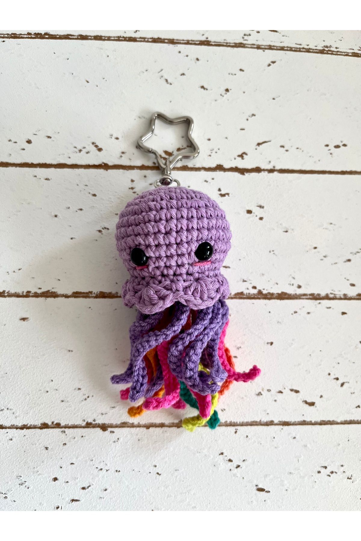 Bynilhandmade Amigurumi Denizanası Anahtarlık