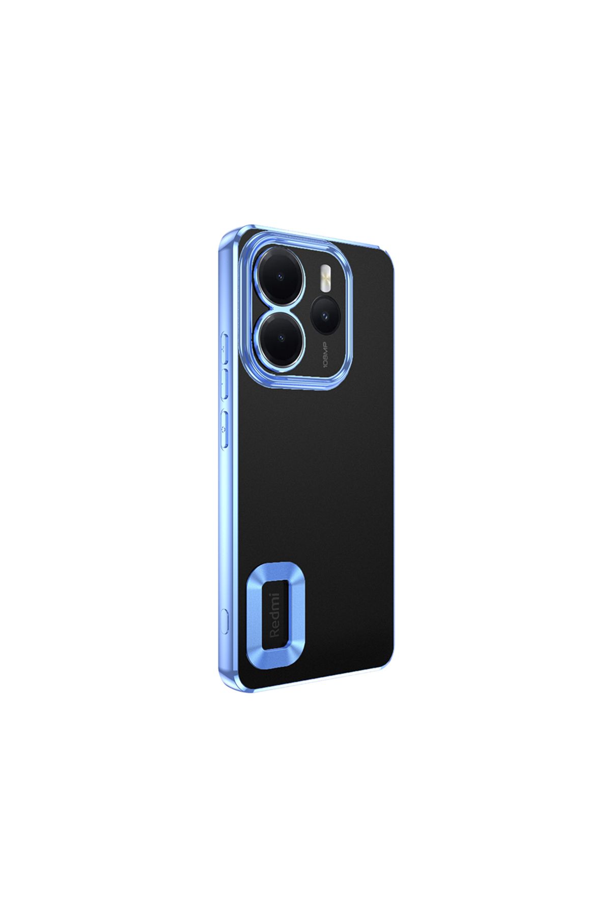 Apsuwa Xiaomi Redmi Note 14 uyumlu Kılıf Omega Silikon Kamera Korumalı Mavi