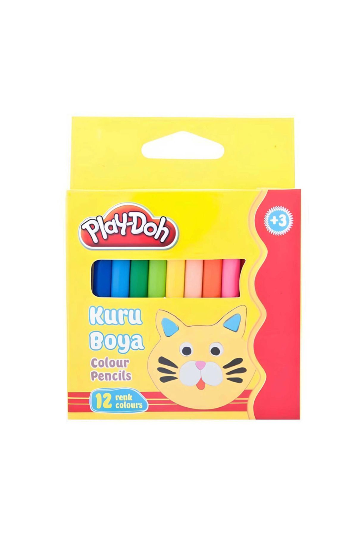Skygo Play-Doh 12 Renk Jumbo Kuru Boya