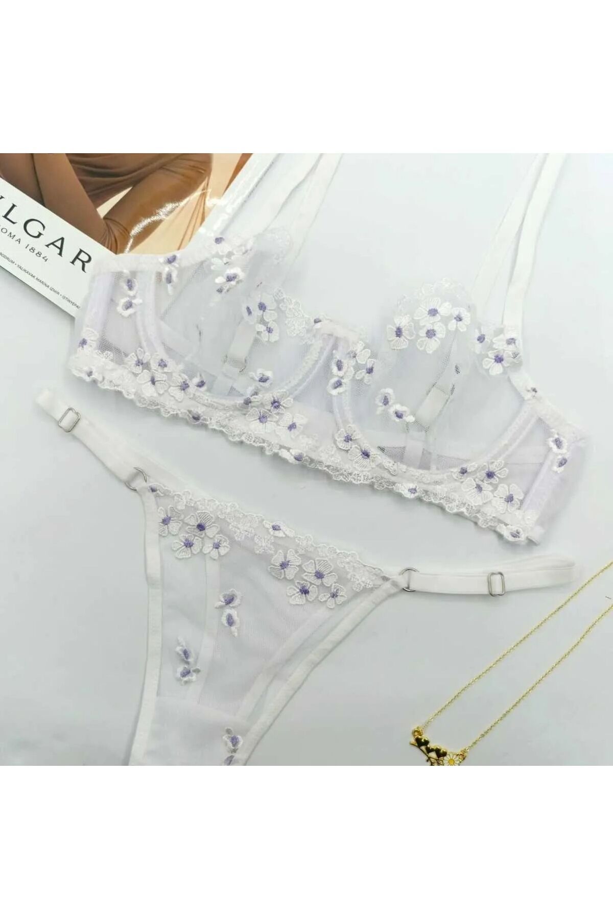 pareoss Dantelli Bralet Takım (SÜTYEN&TANGA)