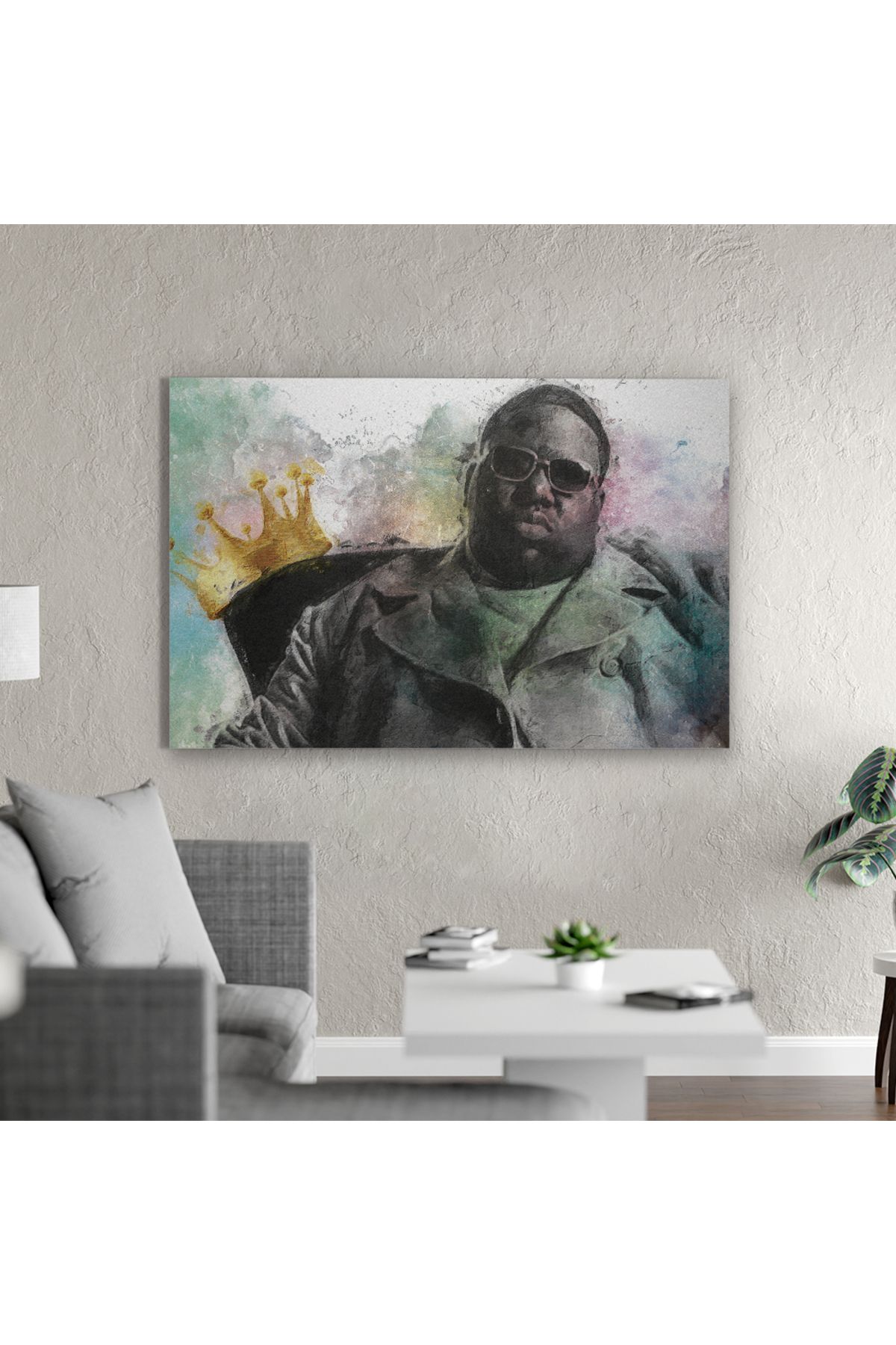 Yzc Store Hip Hop Tablo | Biggie Kanvas Tablo | Hip Hop Efsanesi Poster Duvar Sanatı