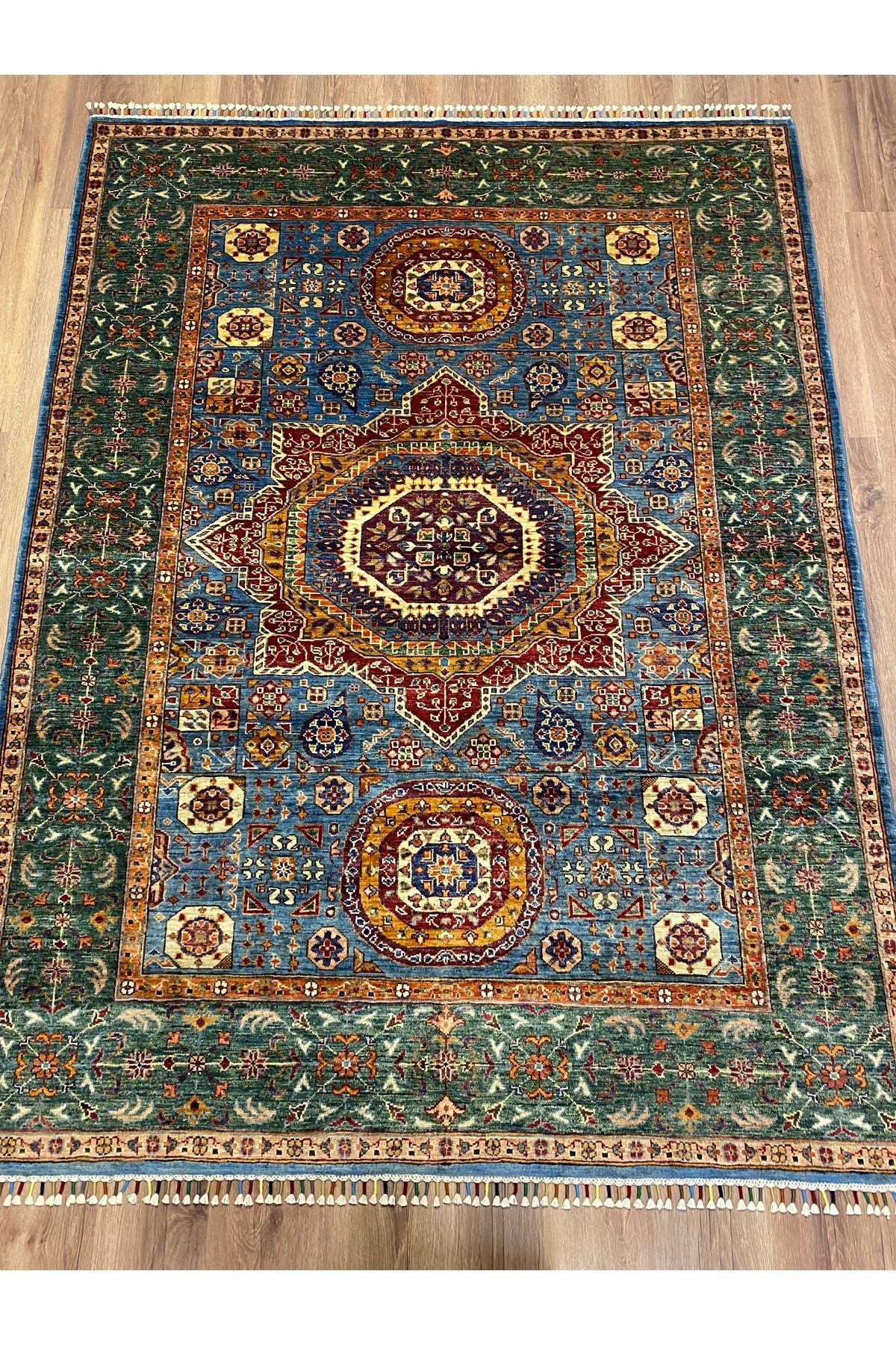 fethiyehalıkilim El Dokuma Afgan Memlük Halısı –%100 Yün %100 El Dokuma Naturel Dekoratif Halı El İşi Özgün Tasarım
