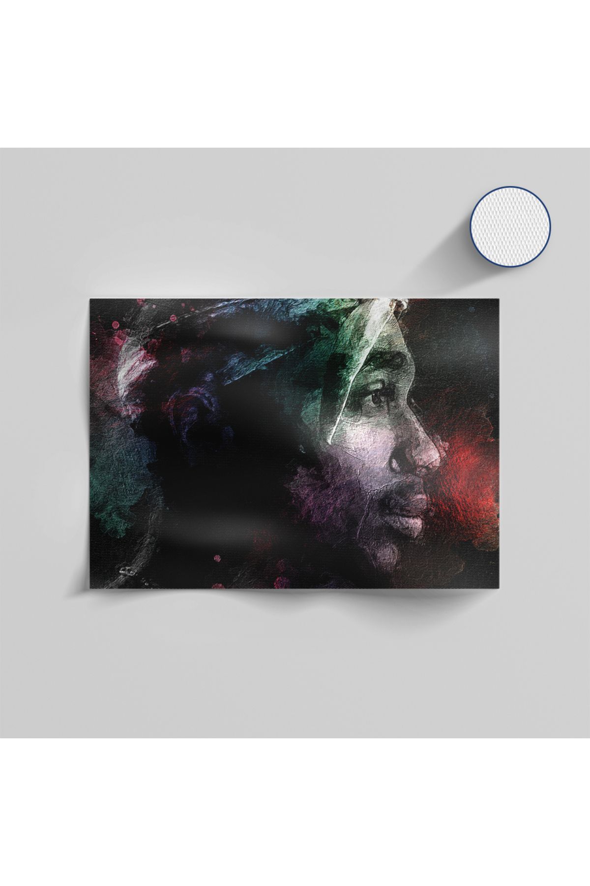 Yzc Store Hip Hop Tablo Tupac Kanvas Tablo | Hip Hop İkonu Poster Ev & Ofis Dekoru