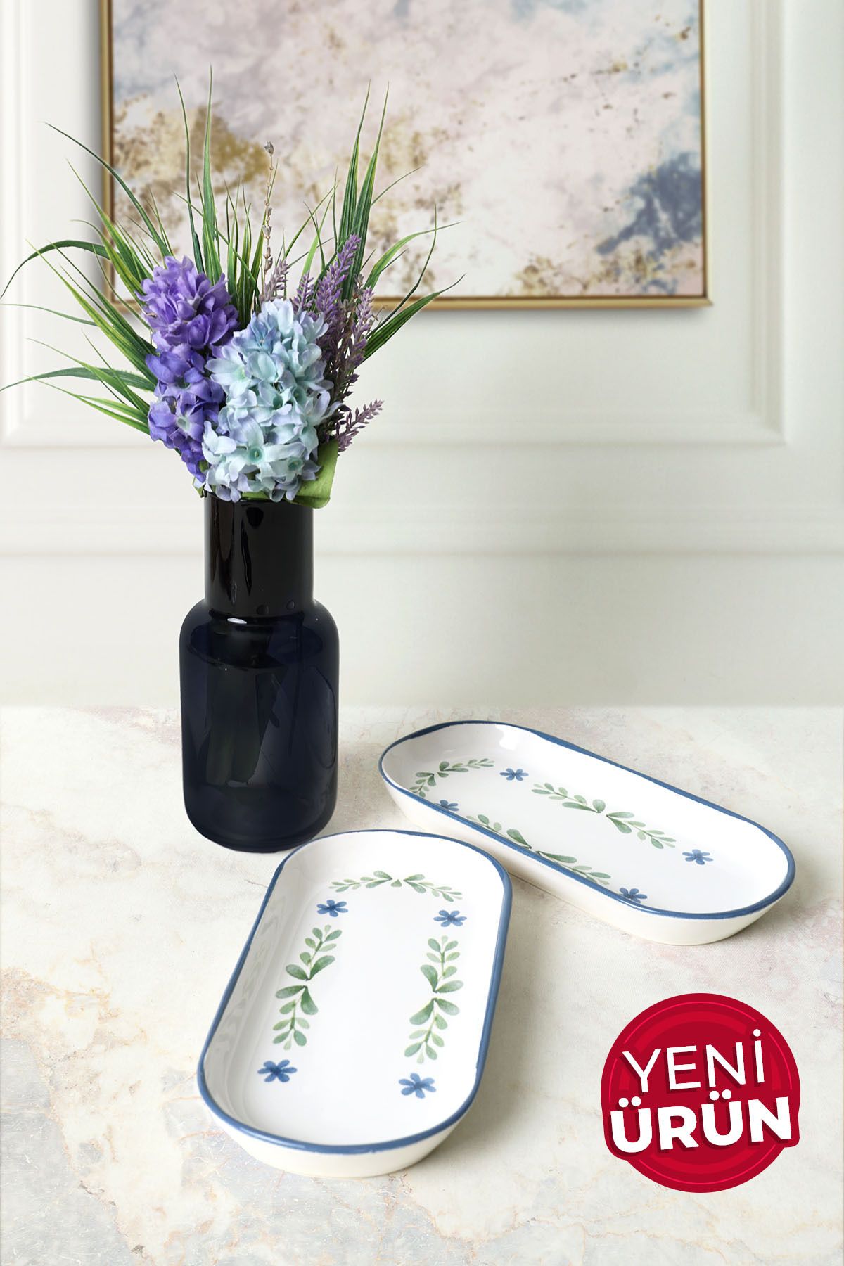 Keramika Daphne Noyan Kayık Tabak 26 Cm 2 Adet 22922