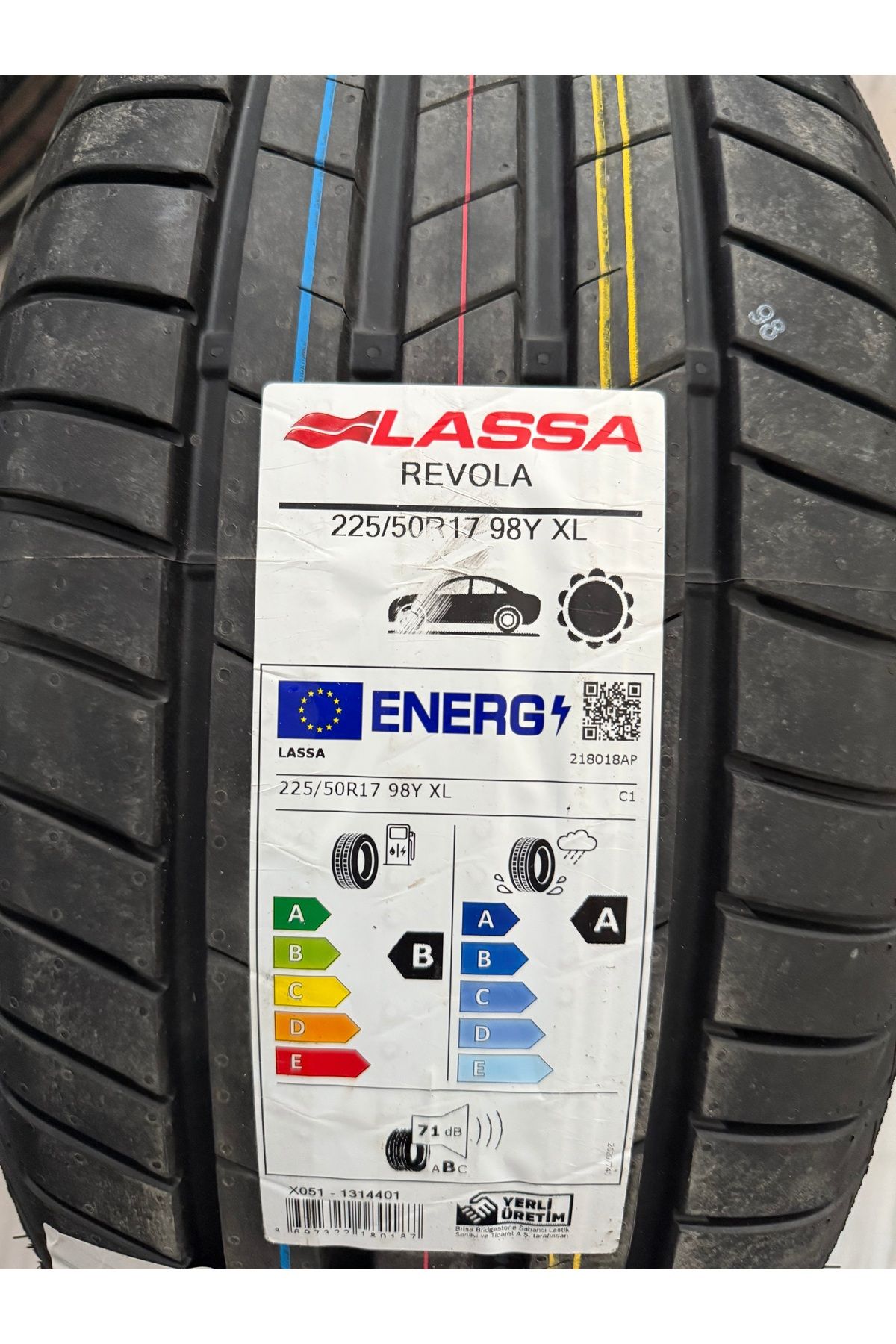 Lassa / 225/50R17 (REVOLA) 2025 YAZ LASTİĞİ