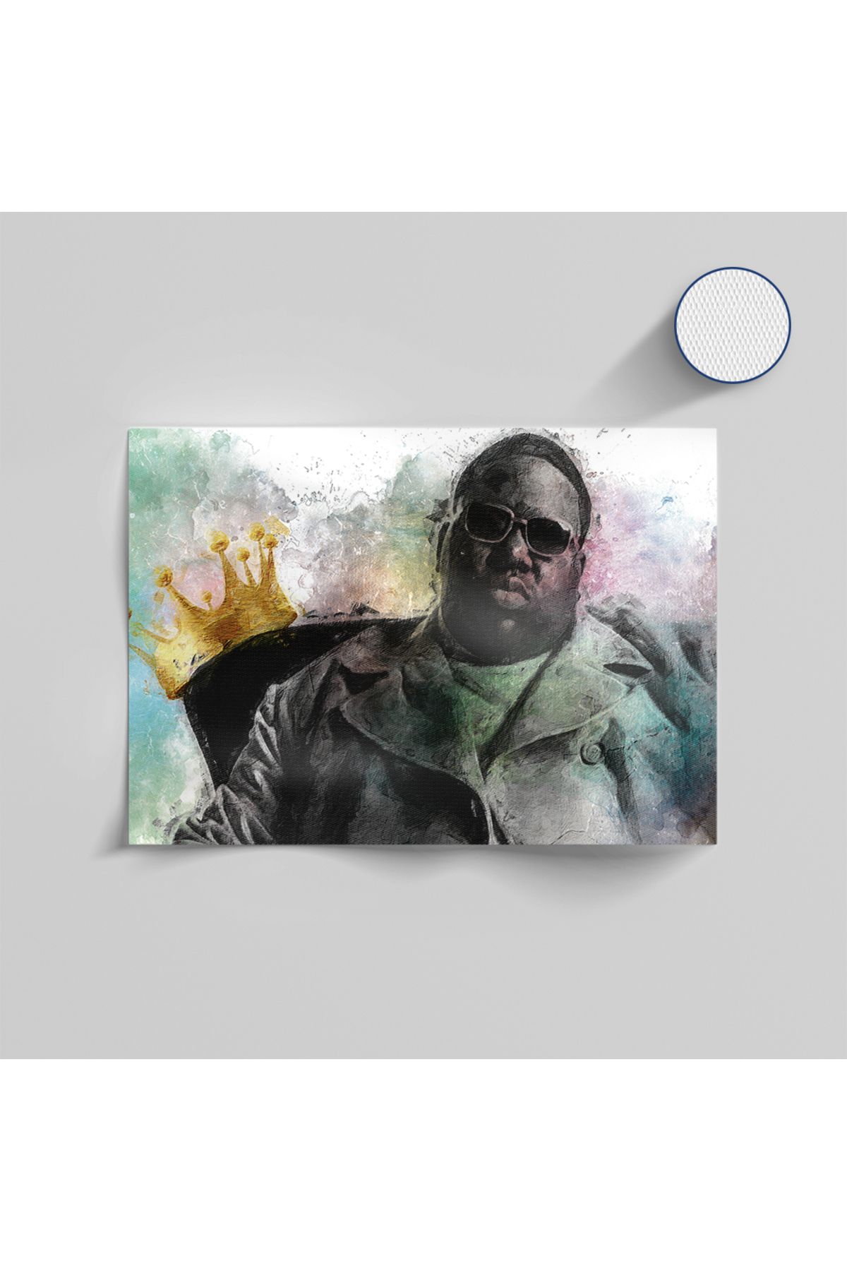 Yzc Store Hip Hop Tablo | Biggie Kanvas Tablo | Hip Hop Efsanesi Poster Duvar Sanatı