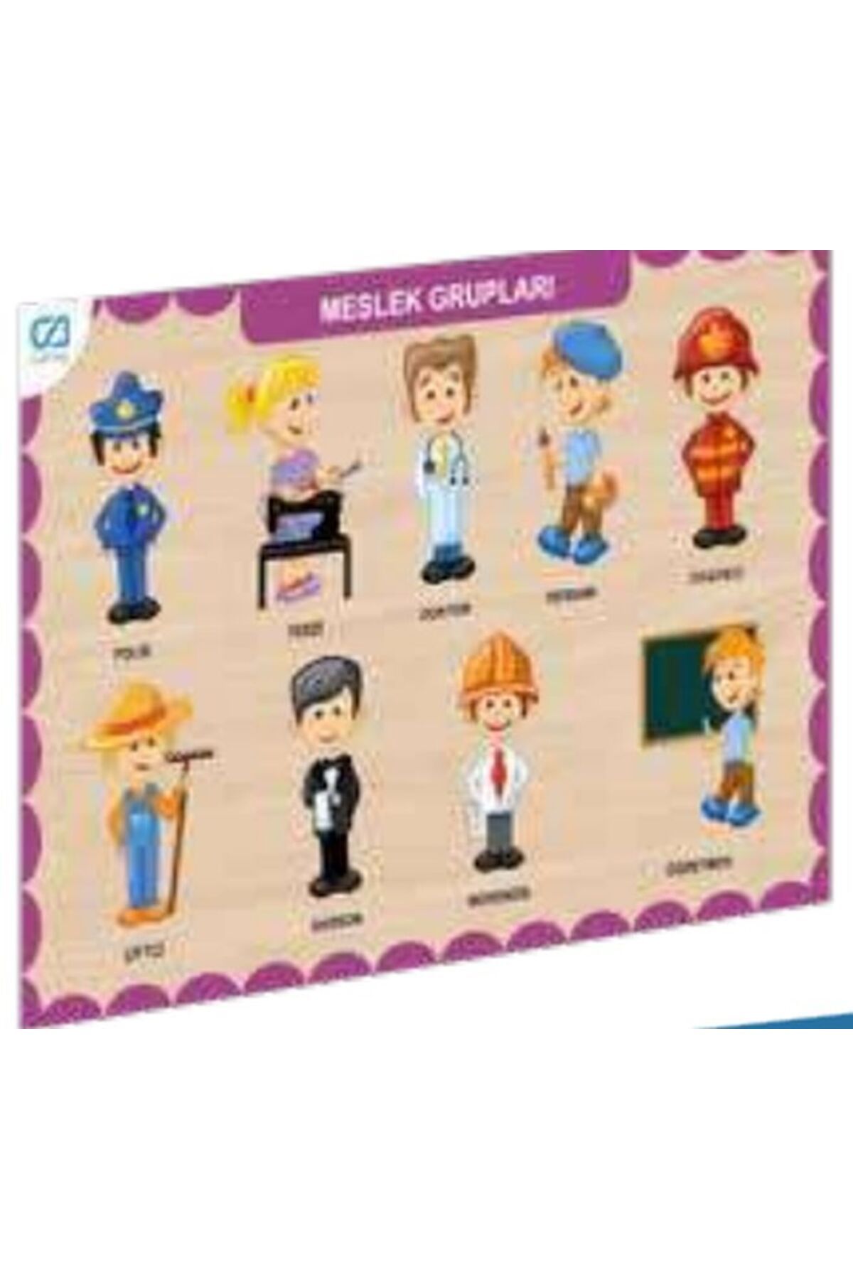 Destek Yayınları Ahşap Meslek Grupları Eğitici Set