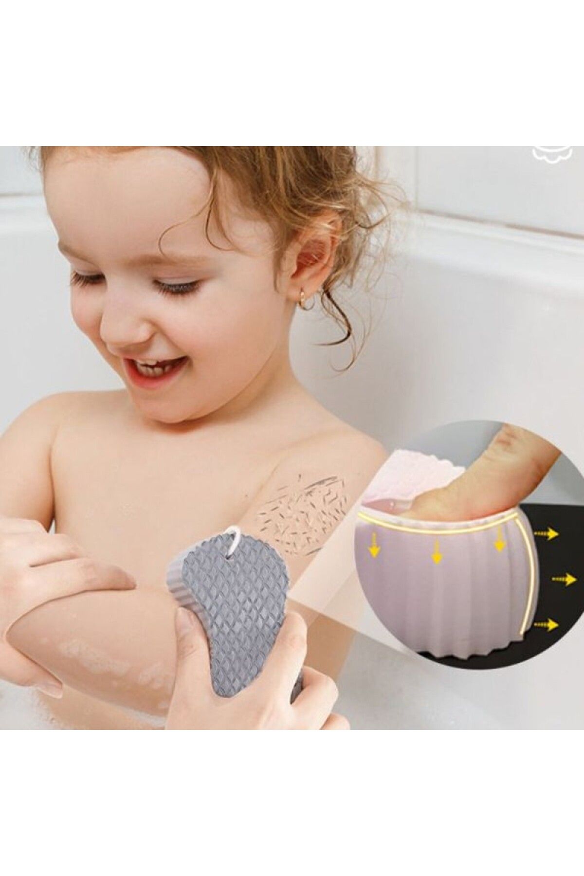 Baby Painless Ultra Yumuşak Bebek-Hamile-Hassas Ciltler İçin Banyo Süngerleri