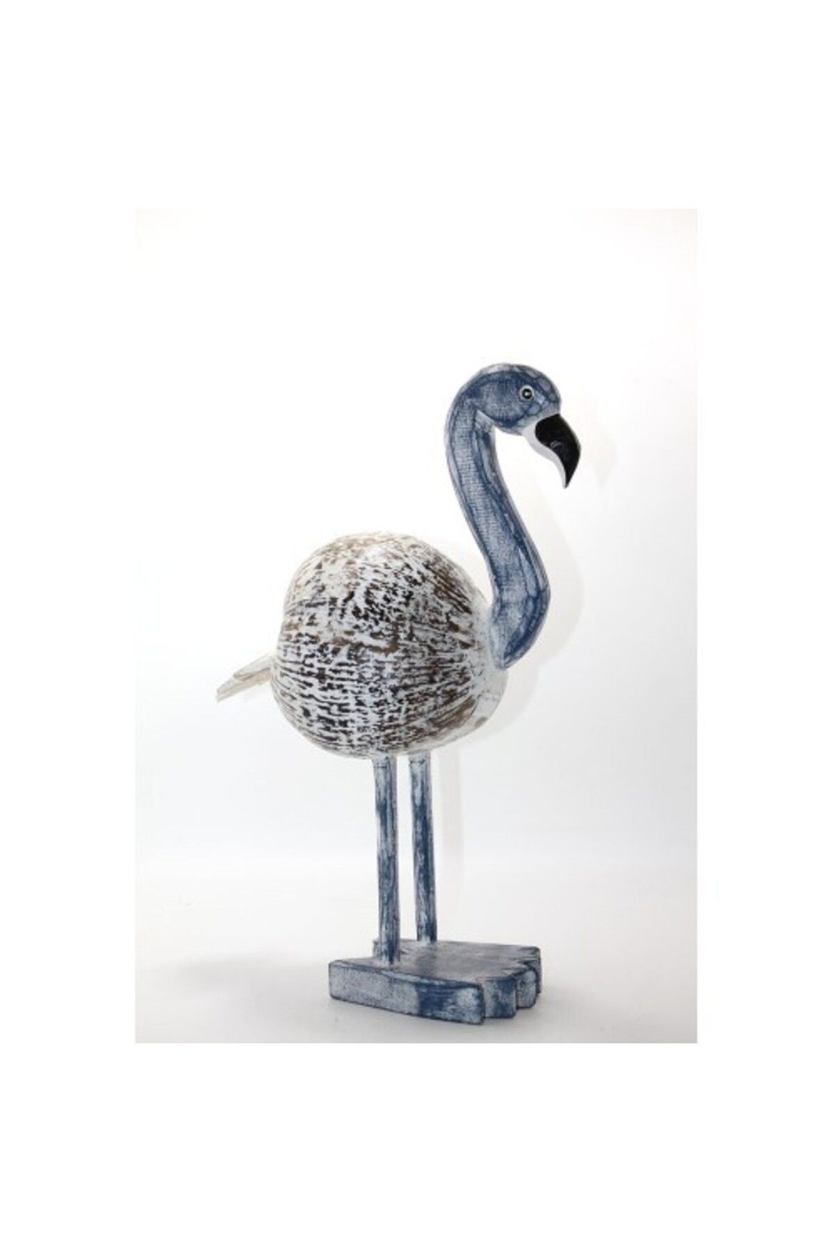 Homelya Ahşap Flamingo Figürü