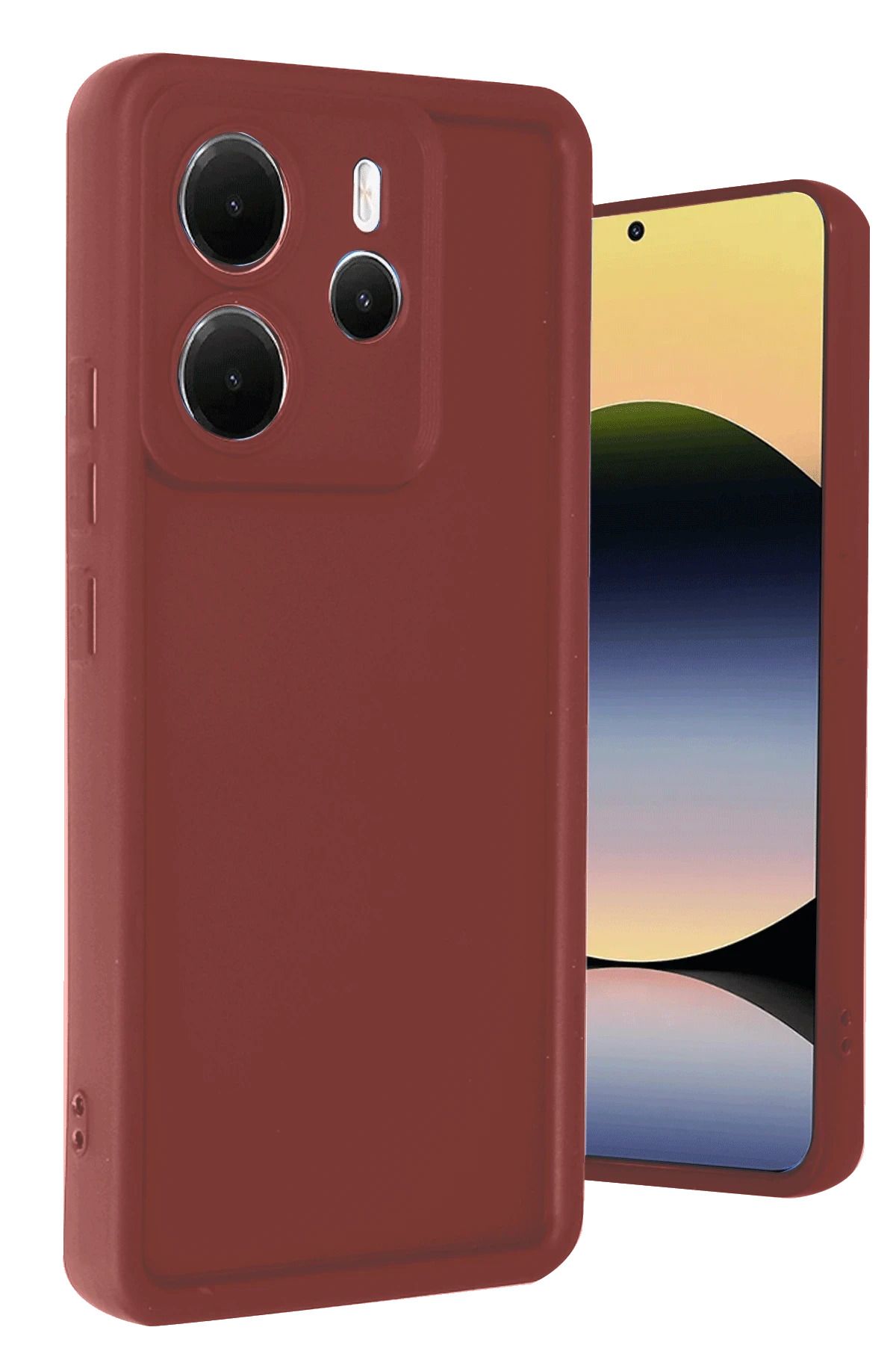 NewFace Xiaomi Redmi Note 14 4G Kılıf Viera Silikon - Bordo FLKRY