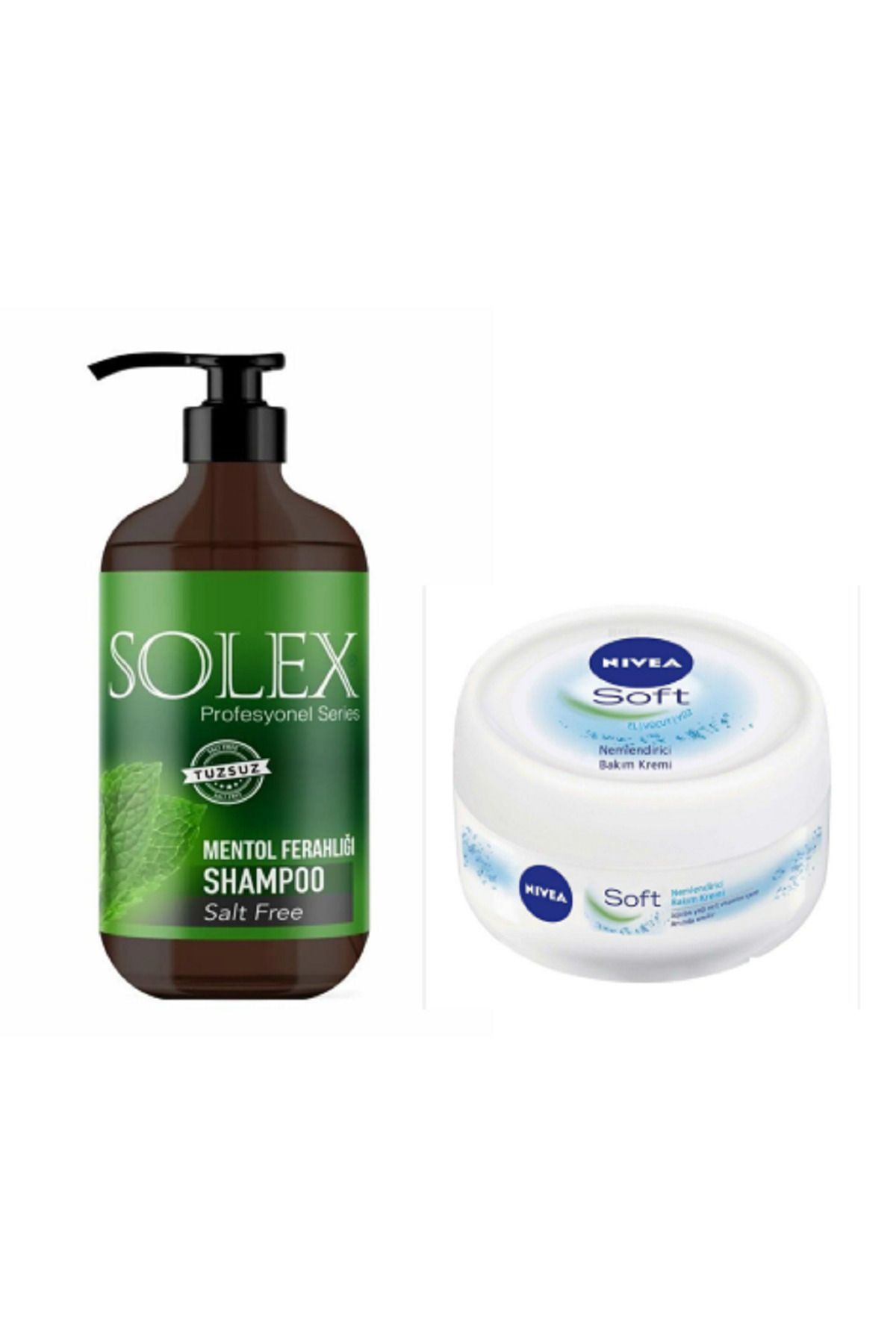 Solex Tuzsuz Professıonal Serıes Mentol Keratin Özlü Şampuan 1.000 ml+ 200 ML Soft Krem Hediye