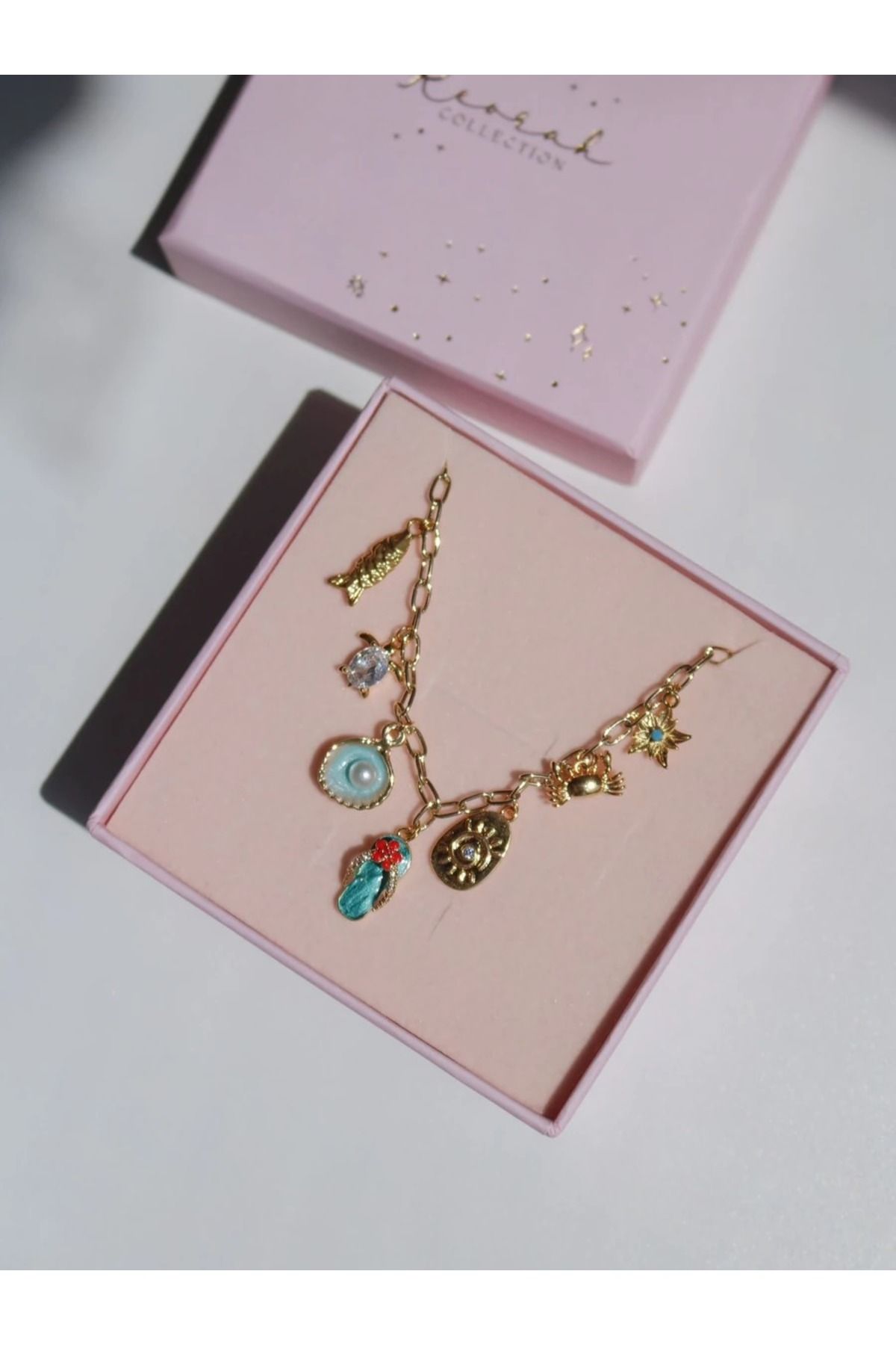 Reorah Collection Moana Charm Kolye Xuping Zincir