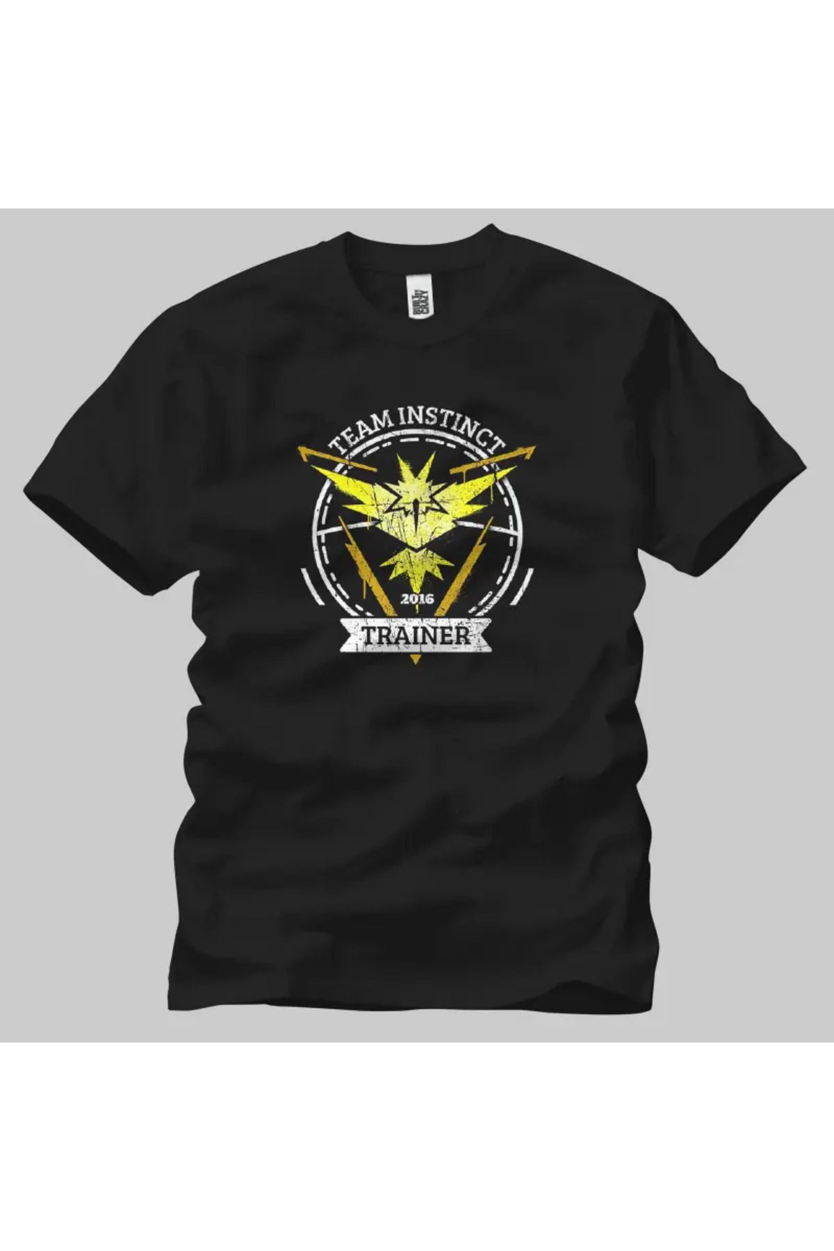 Built By Crazy Pokemon: Team Instinct Trainer Unisex Tişört