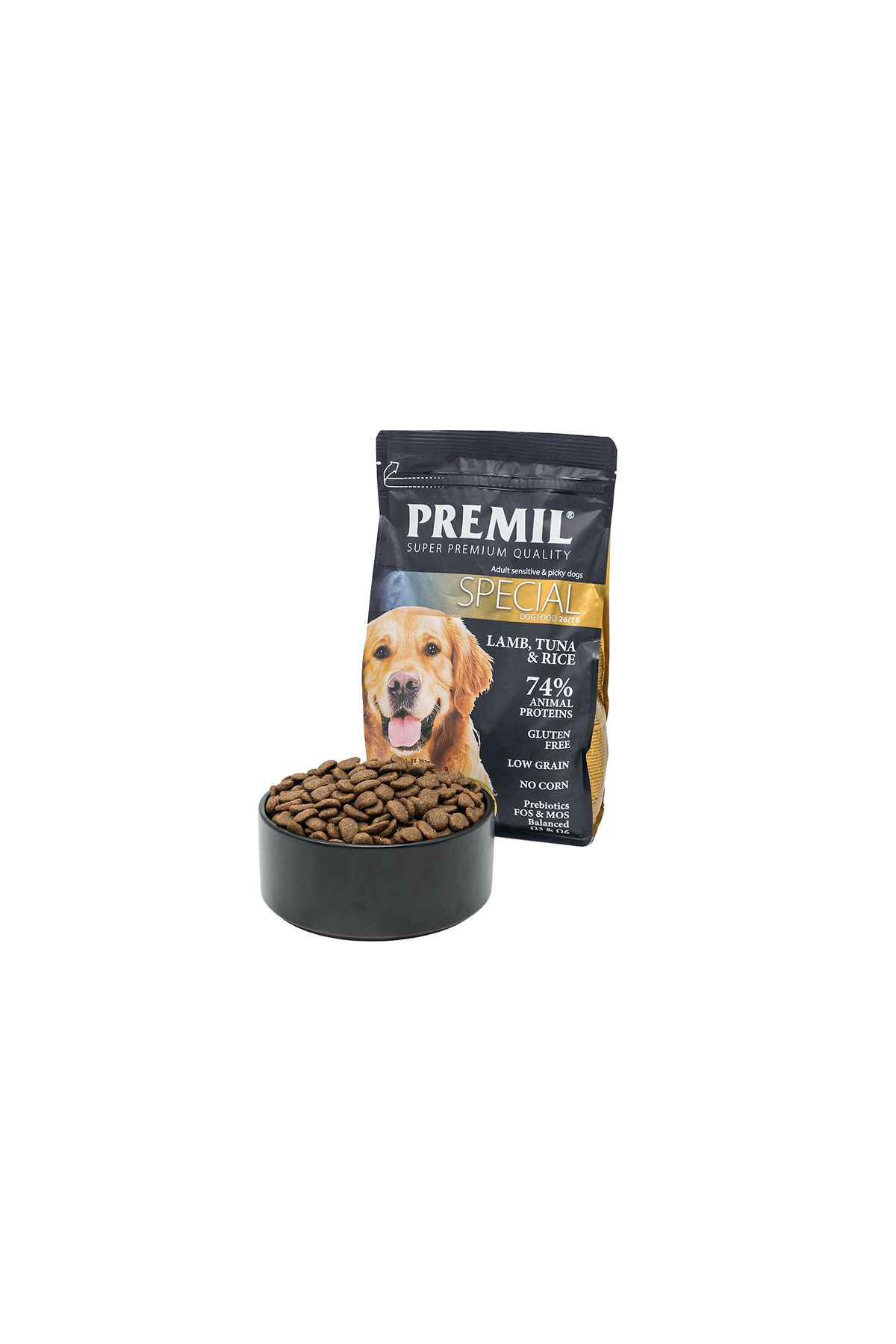 Premil Hrană Uscată Specială Fără Gluten Pentru Câini Sensibili, 15 Kg - One Size