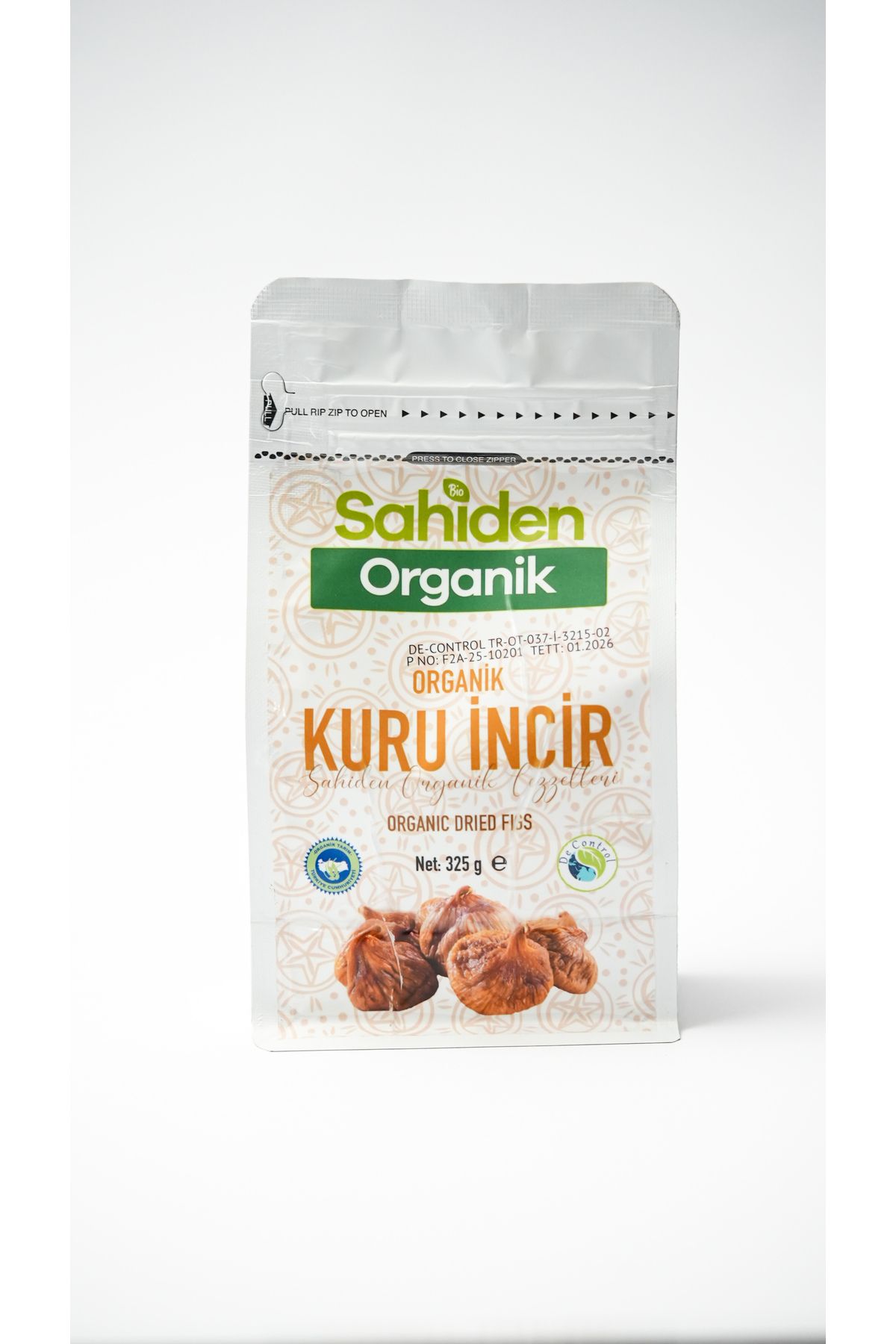 SAHİDEN ORGANİK ORGANİK KURU İNCİR - 325 GR