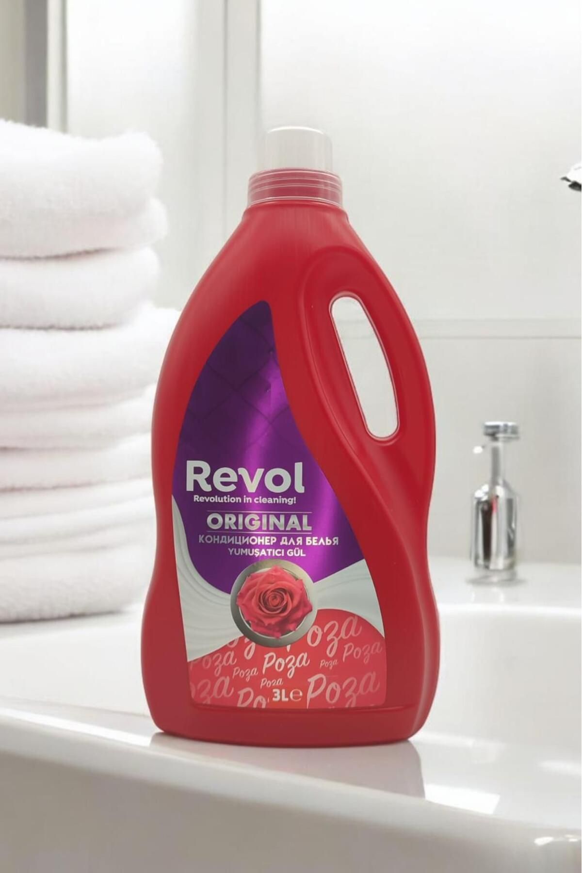 REVOL Gül Kokulu Yumuşatıcı 3 Lt