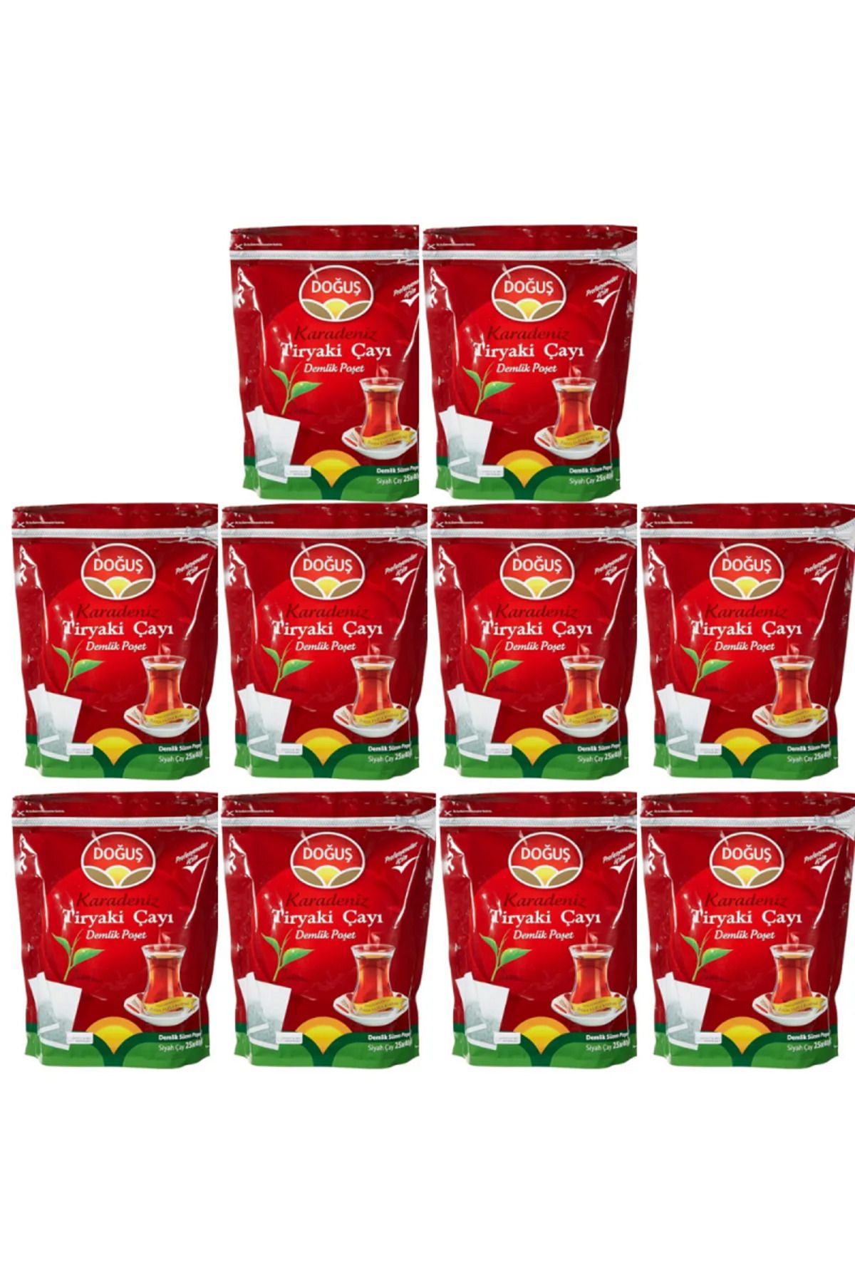 Doğuş Doğuş Karadeniz Tiryaki Demlik Poşet 25 Adet 40 Gr 1 Kg X 10 Adet RizeCaySepeti